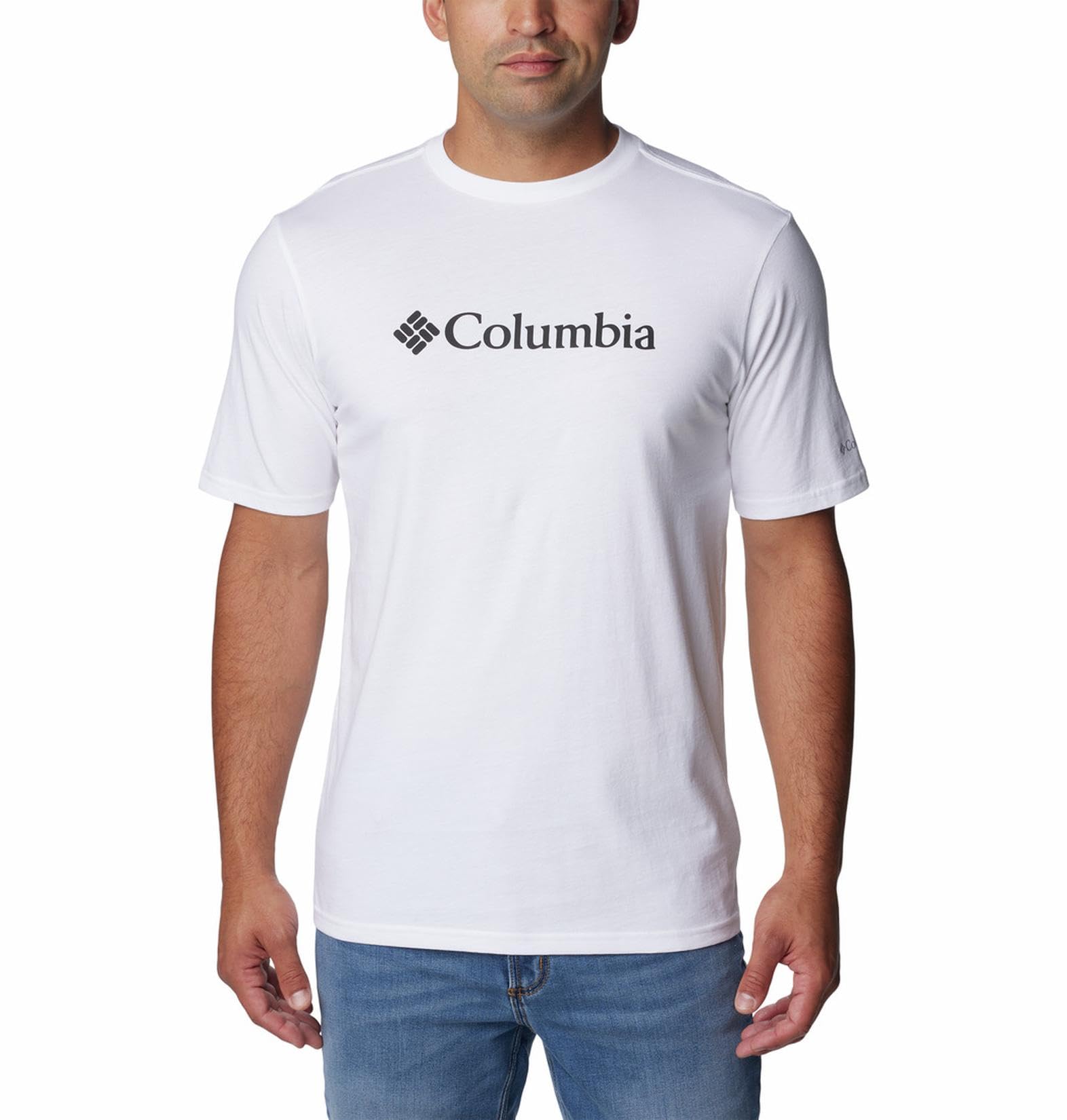 ColumbiaMen Black CSC Basic Logo Short Sleeve Tshirt, L
