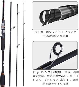 Amazon | Goture(ゴチュール) Xceed スピニングロッド コンパクト