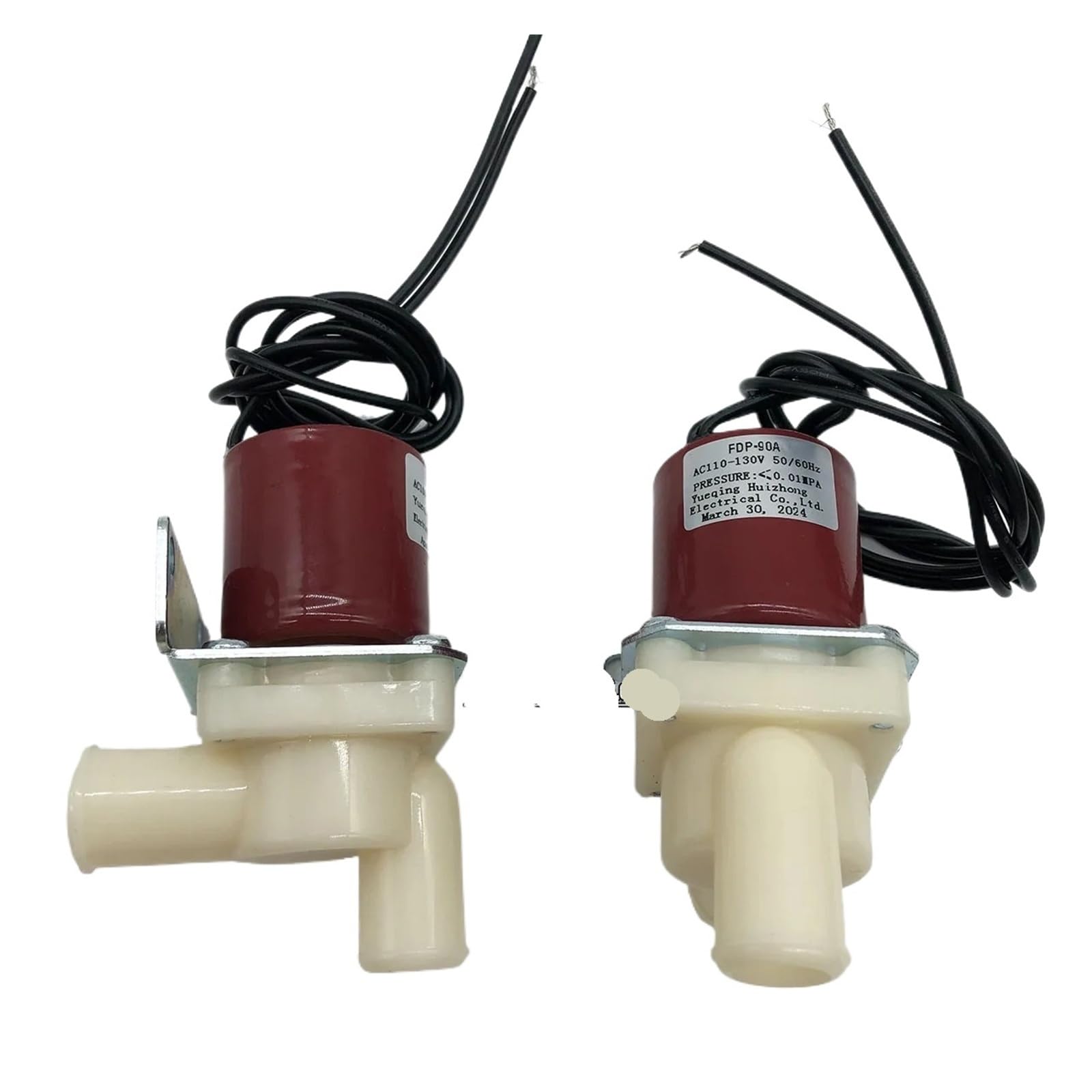 1 Uds. Piezas De Repuesto for Máquina De Hielo AC100-130V Válvula Solenoide De Drenaje De FDP-90A De 120V 50/60HZ for Máquina De Fabricación De Hielo