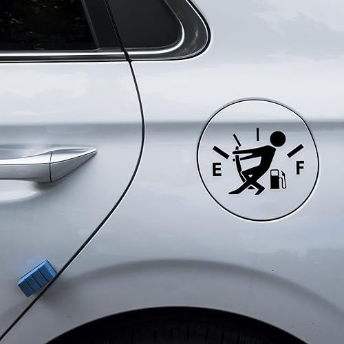 Miniatura 6 de GRITKULTURE - Divertidas calcomanías de vinilo para automóvil, camiones, ventanas, computadoras portátiles, vasos, alto consumo de gas, indicador de