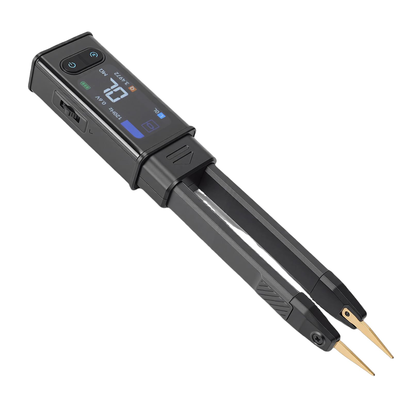 Probador de Componentes SMD, Pantalla de 1,47 Pulgadas, Medidor de 100 KHz con Clasificación Automática, Escaneo de Banda Completa, Modo Paralelo en Serie, para Resistencia, Condensador,