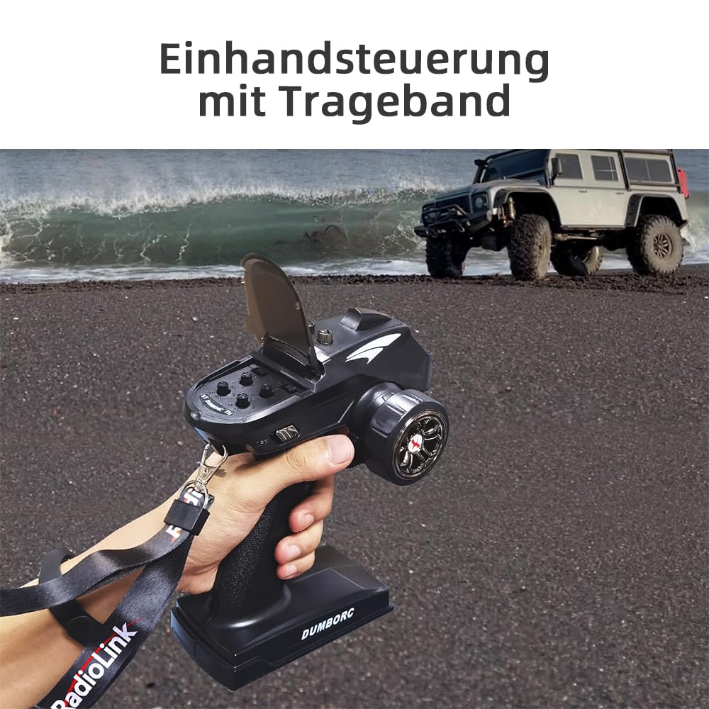 ATA HOBBY DUMBORC X6 2,4GHz 6 Kanal RC Funksender und empfänger X6FG | Ausfallsicherung, Niederspannungsalarmfunktion, für RC-Fahrzeuge, Auto, Boot, Panzer, Modellteile, Fernbedienung