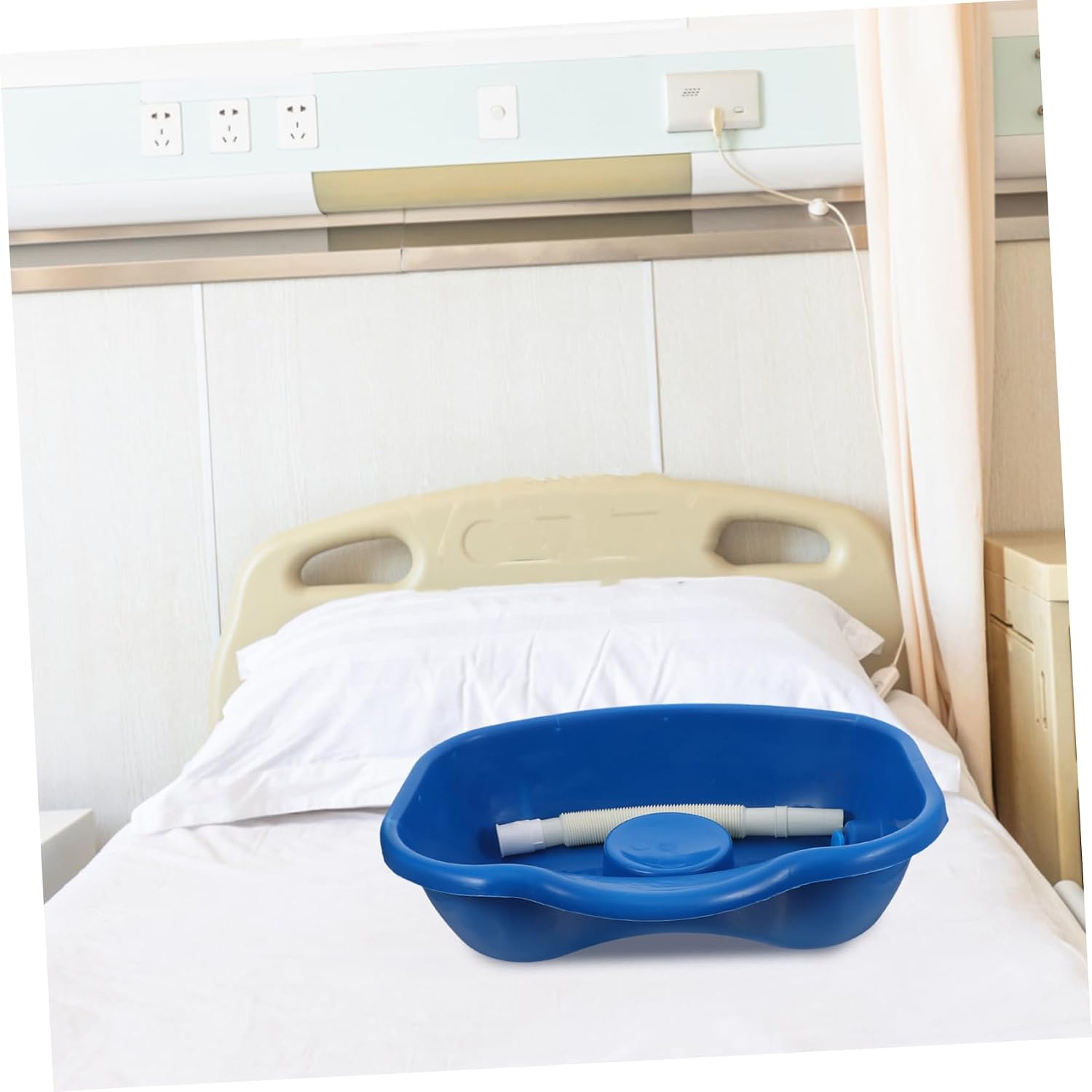 Ipetboom Hair Washing Bowl for Elderly Shampoo Basin for Bedridden Patients Portable Hair Washing Station Boys and Girls Bed Pee Pad