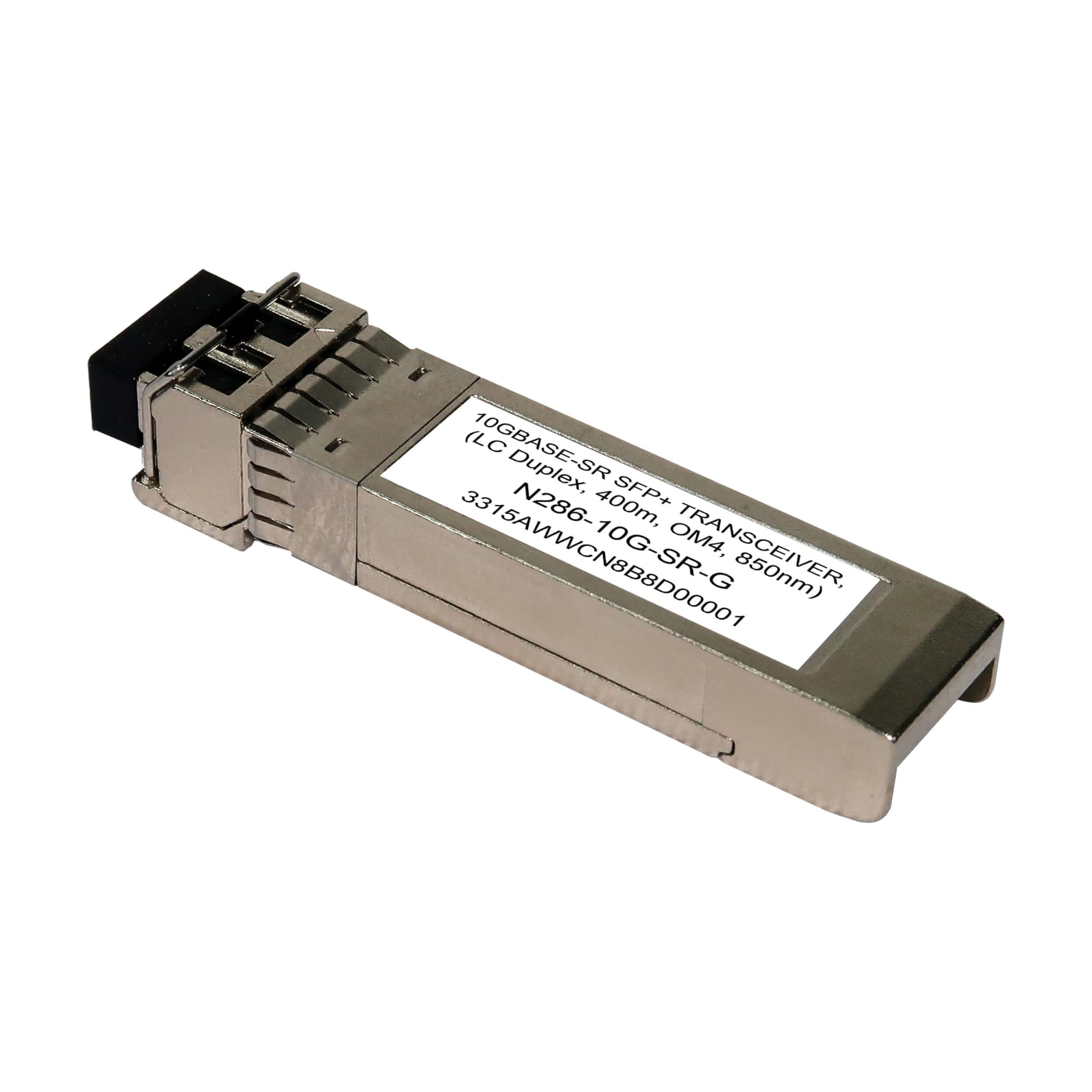 Eaton Tripp Lite Series 10GBase-SR SFP+ Transceiver Module, LC Duplex Multimode Fiber MMF, 10 Gbps, 850 nm, 1312 Feet / 400 Meter Length, 3-Year Warranty (N286-10G-SR-G)-image-12