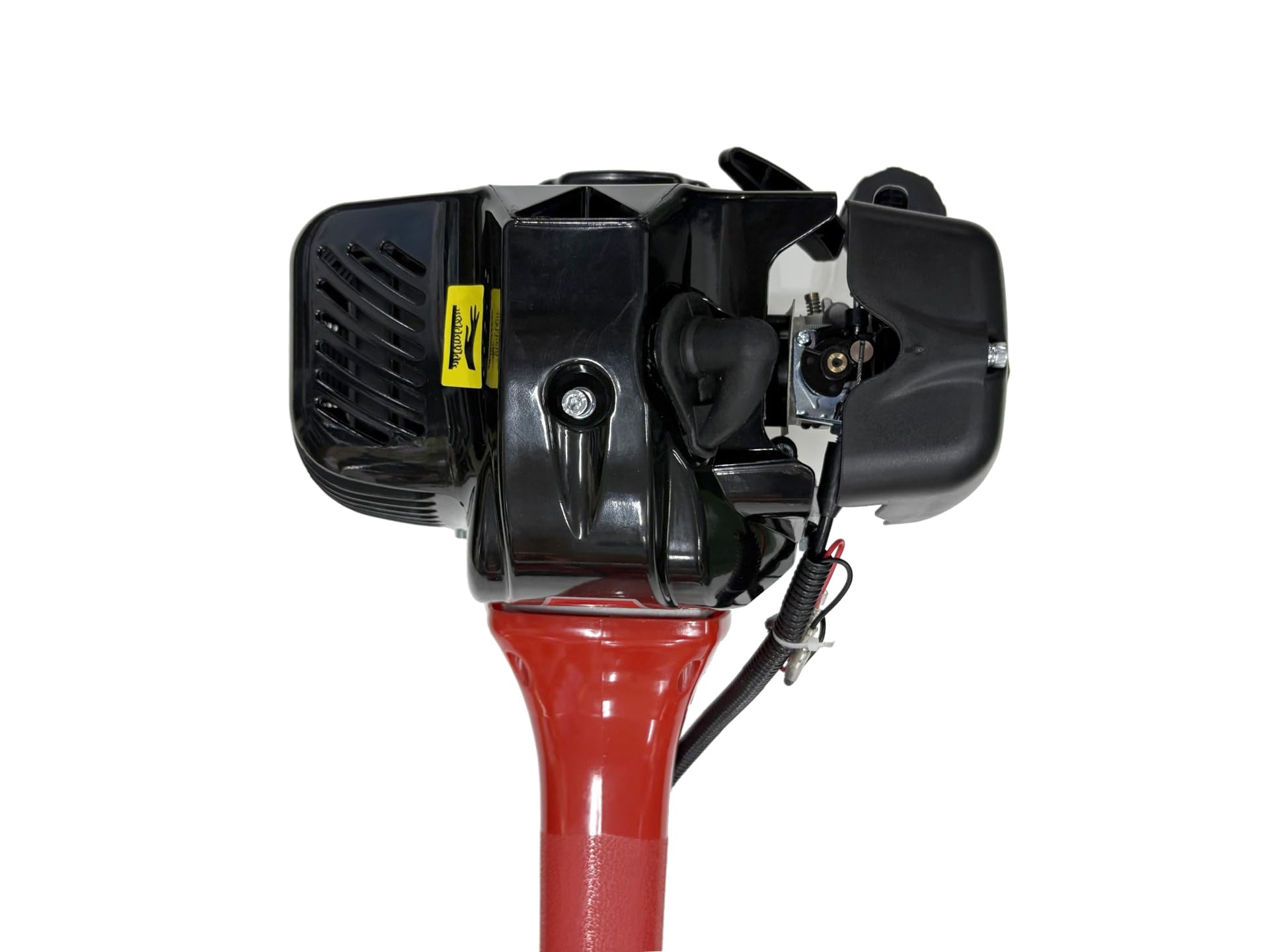 BRACOG Desbrozadora a Gasolina HJBC5200, 4 en 1, con Cabezal de Nylon 2 y 4 Puntas, Disco de Acero 3 Puntas y Disco Widia 40 Puntas