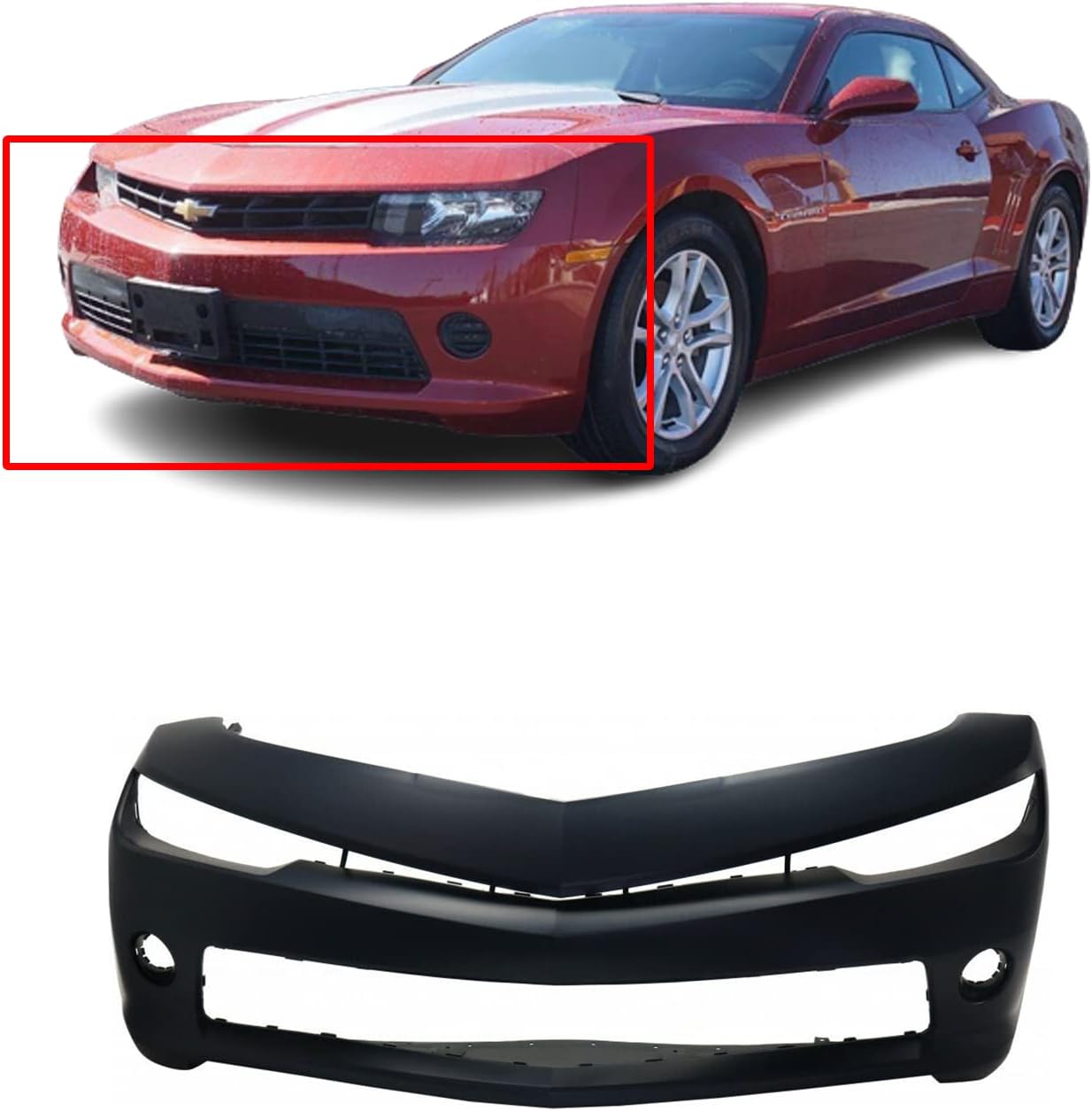 FitParts Compatible with Front Bumper Cover Fascia 2014