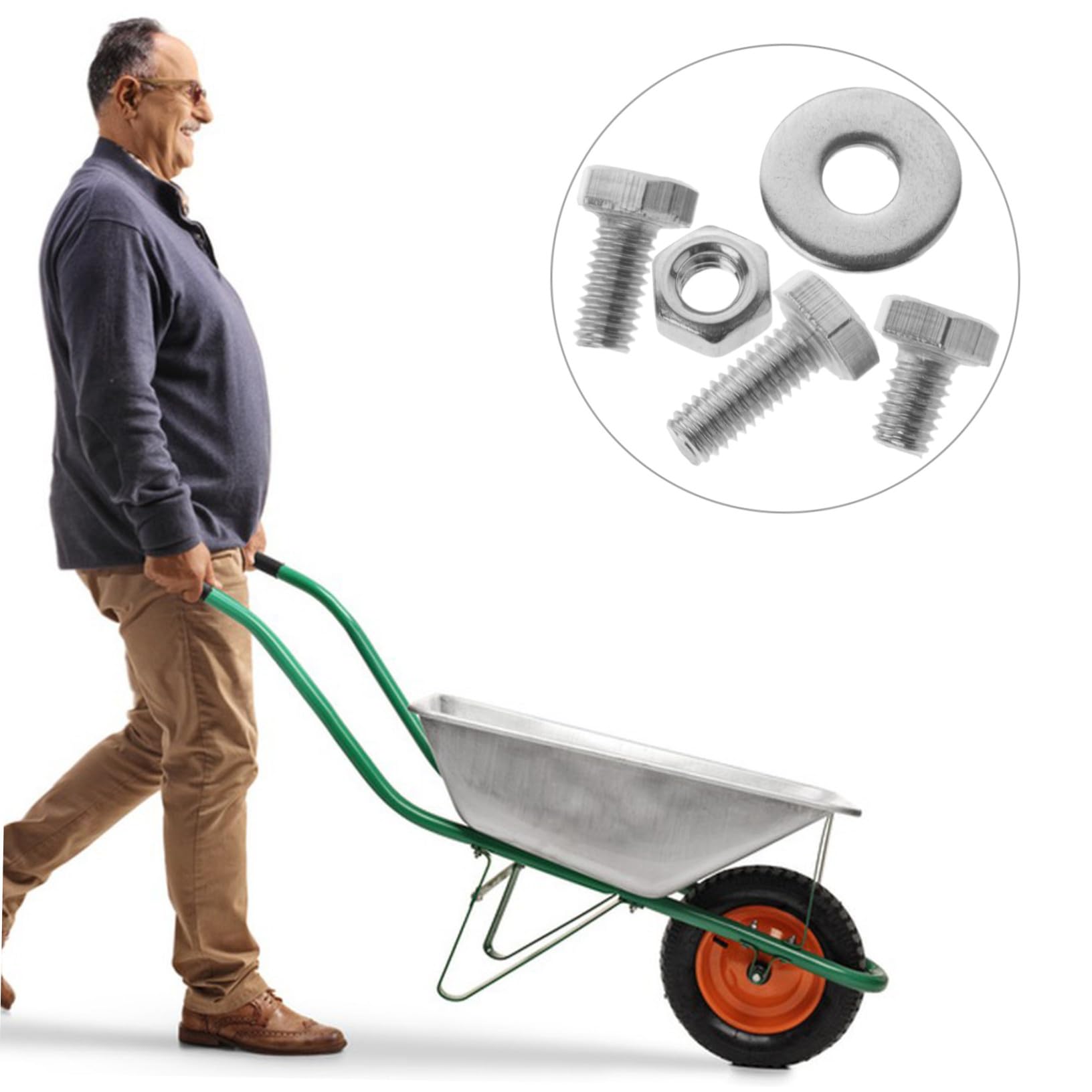 Kit de Boulons de Carrosserie 4x6 4x8 4x10 en Acier Inoxydable 304