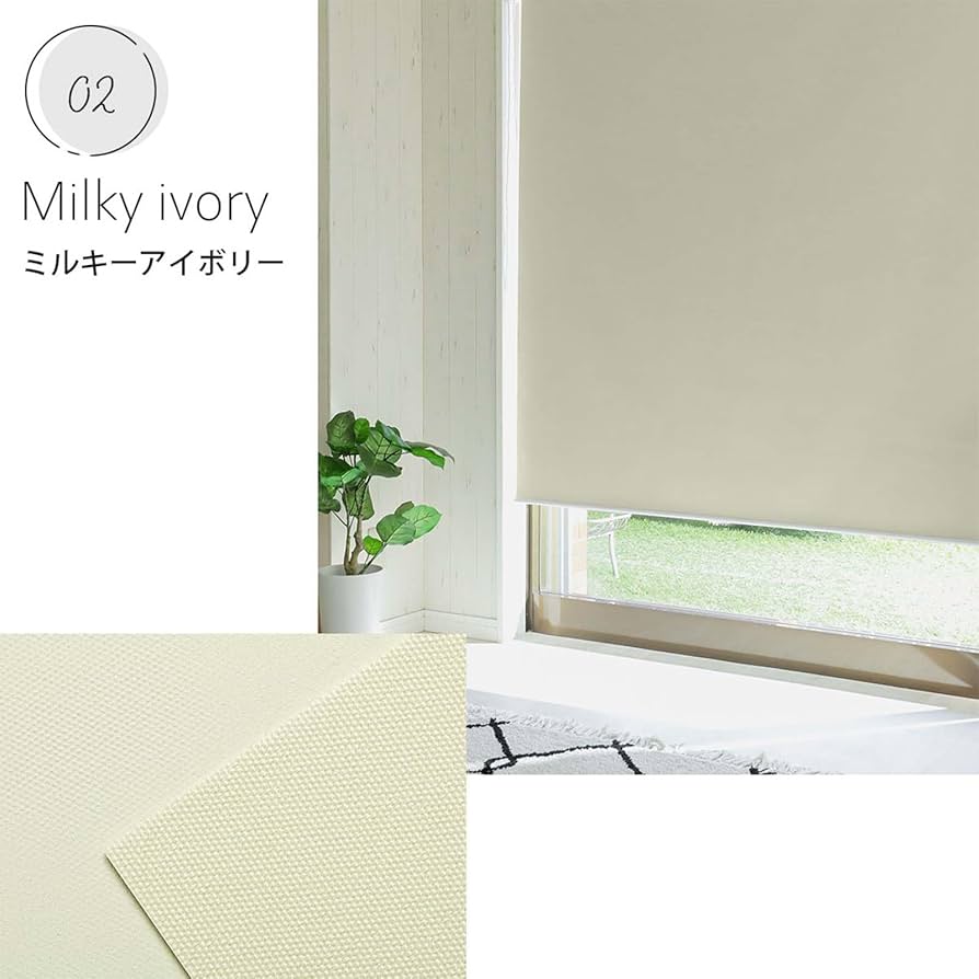 Amazon｜グラムスタイル ロールスクリーン つっぱり式 スリム 非遮光