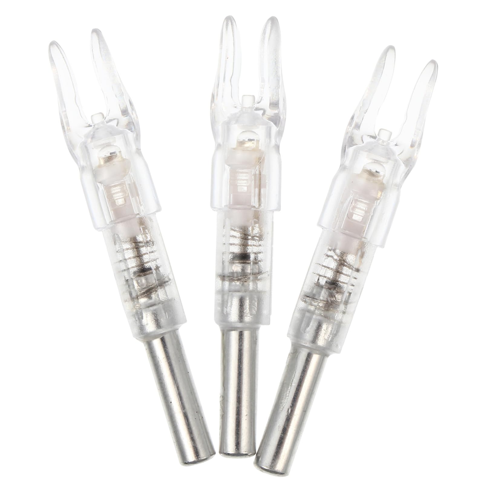 HANABASS Accessories Set 3 Led Lighted Arrow Nocks Arrow Tails Hunting Gear Easy to Install Durable