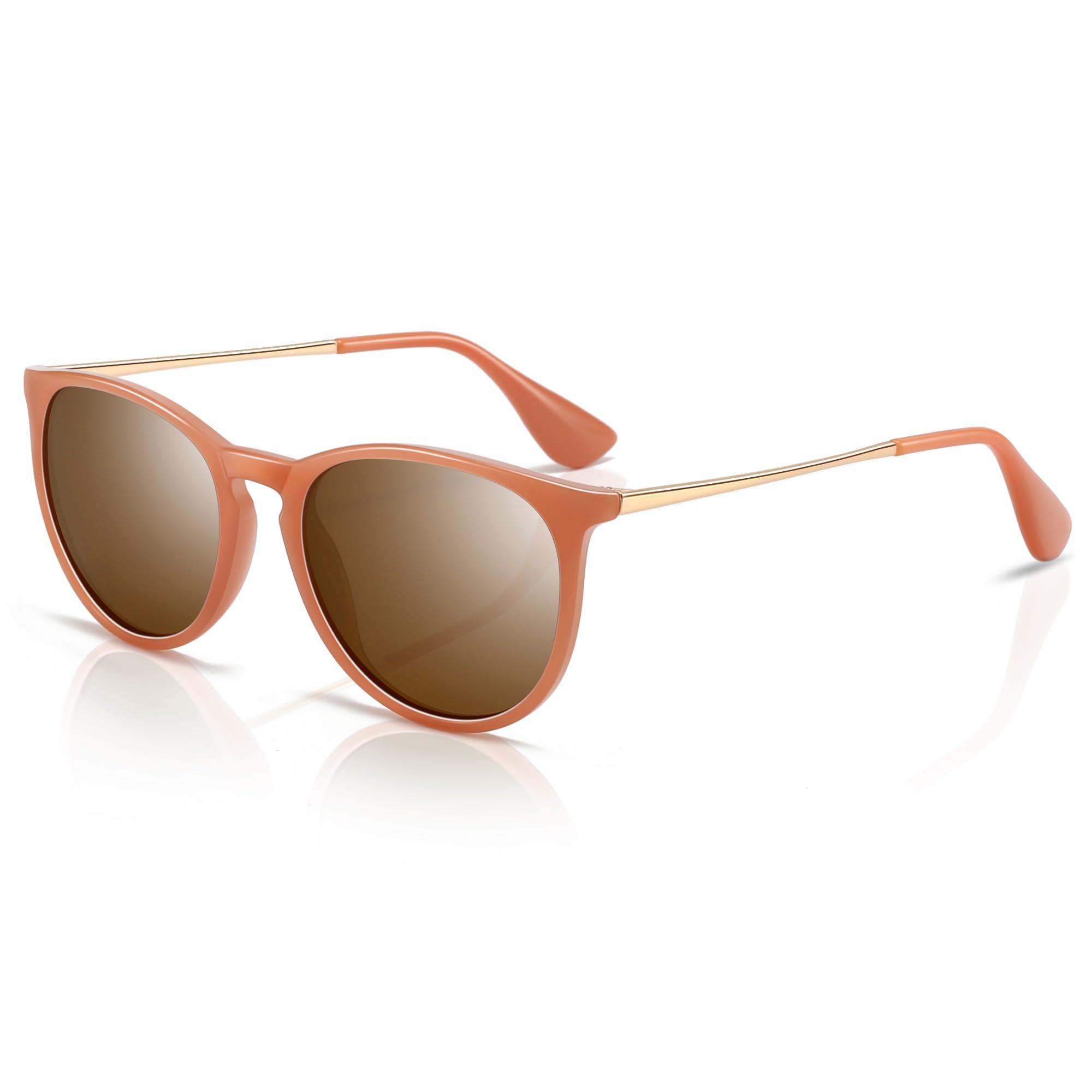 SUNGAITVintage Round Sunglasses for Women Men Classic Retro Designer Style