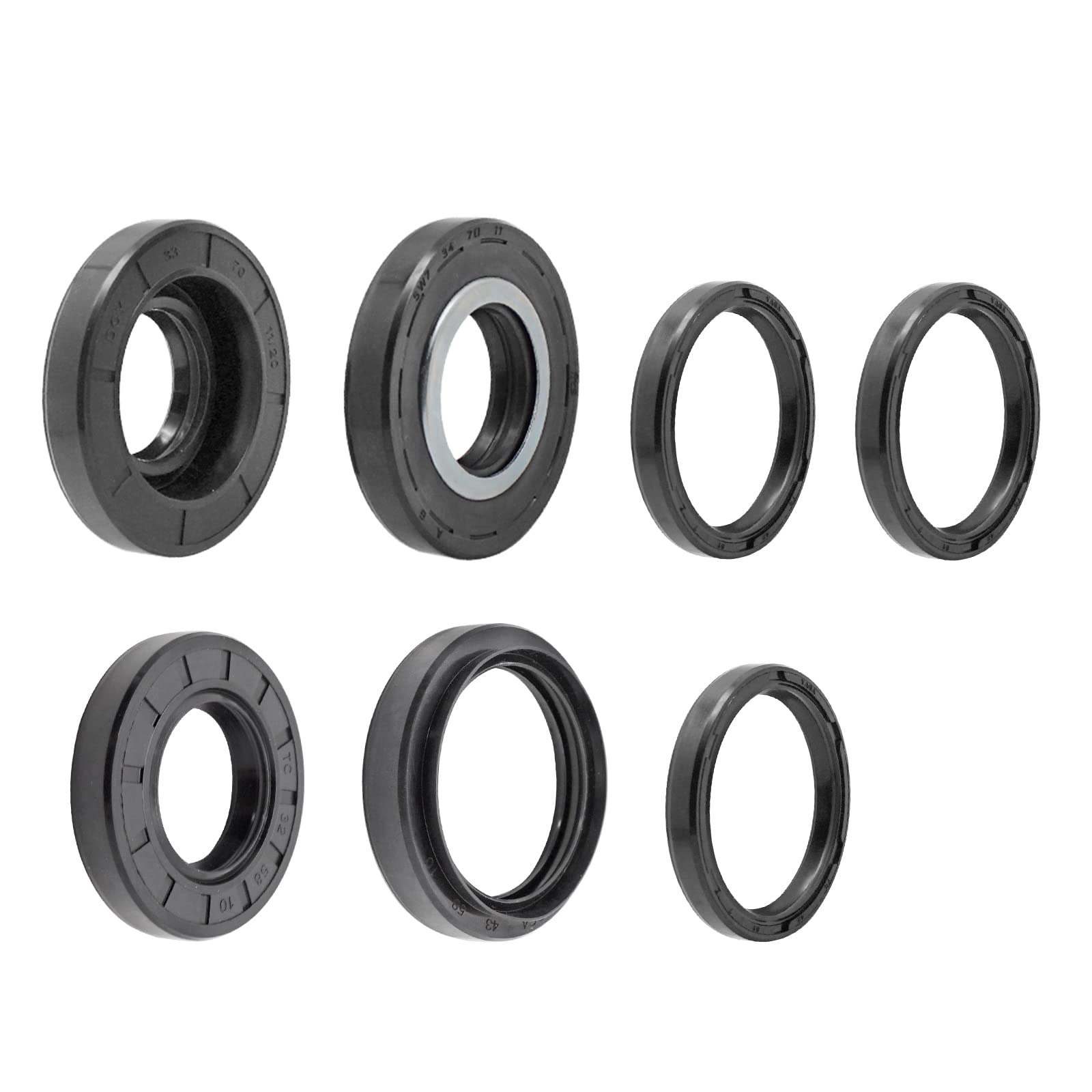 Rear Brake Drum Bearing & Seals O-Ring Kit Honda Recon 250 TRX250 TE T – Phoenix Motos - Foto 11