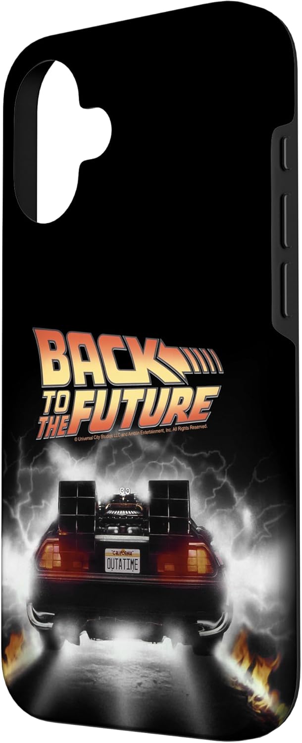 Back To The Future DeLorean Peel Out Case for iPhone 16