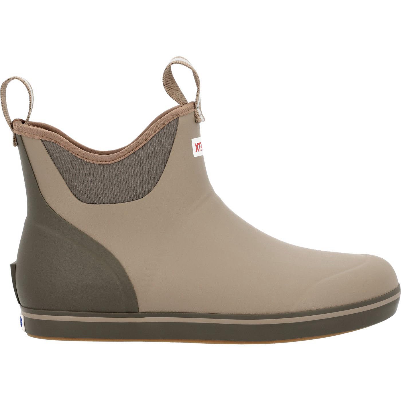 XTRATUF Men's Ankle Deck Boot, Earth Brown, Size 12(M)