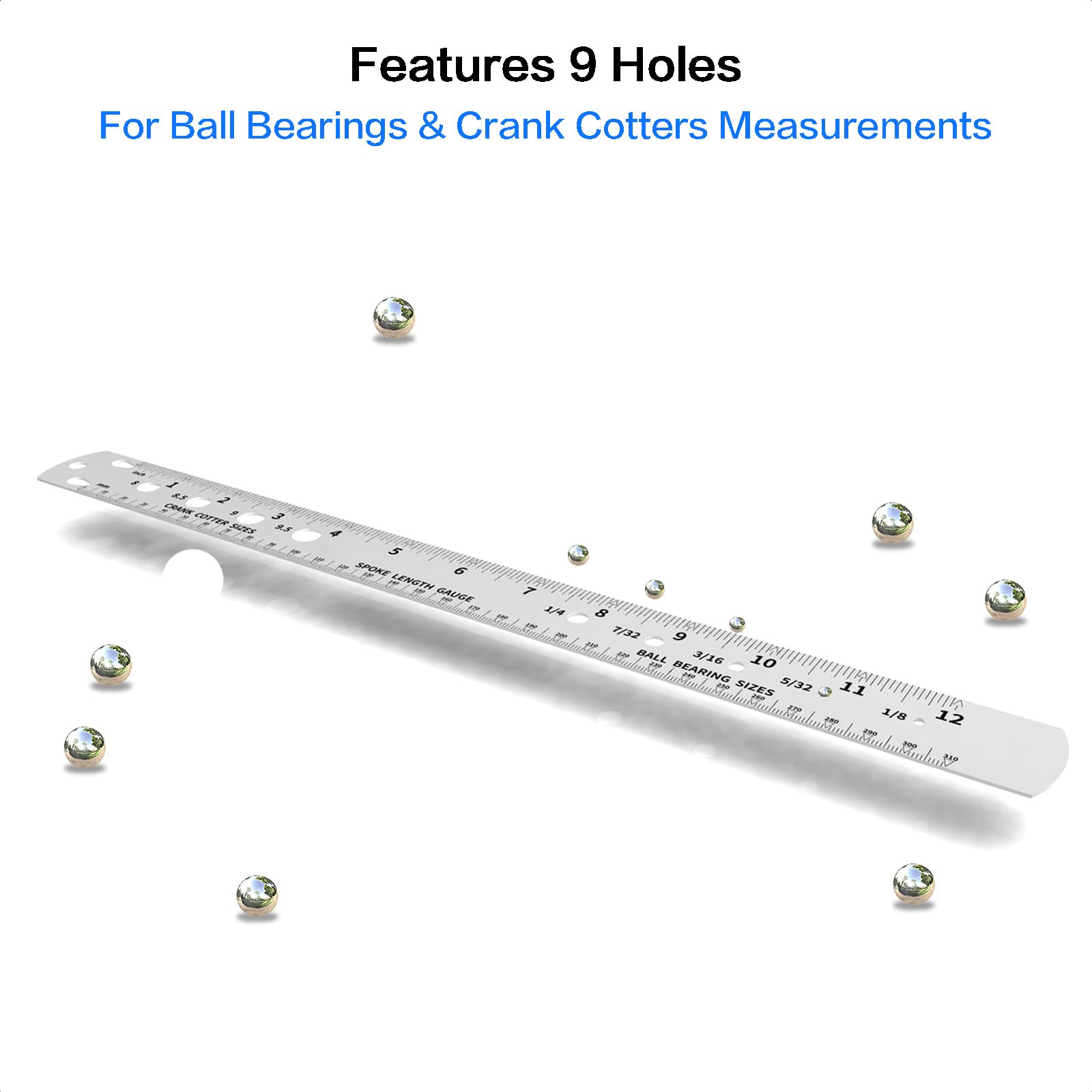 Bike Spoke Ruler - Measure Spoke Length & More -3 Bike Spoke Ruler - Measure Spoke Length & More -3