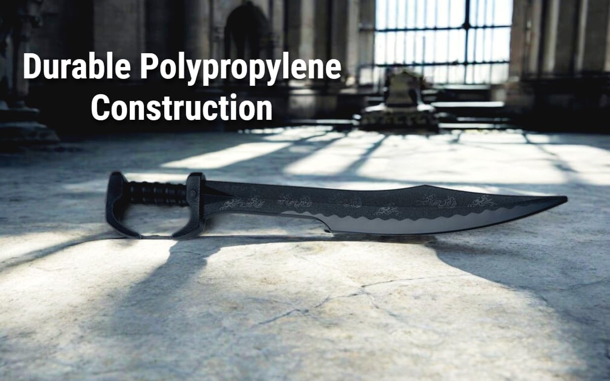 Polypropylene Training Spartan Sword - Durable Practice Sword for Martial Arts, Historical Reenactment, and Training