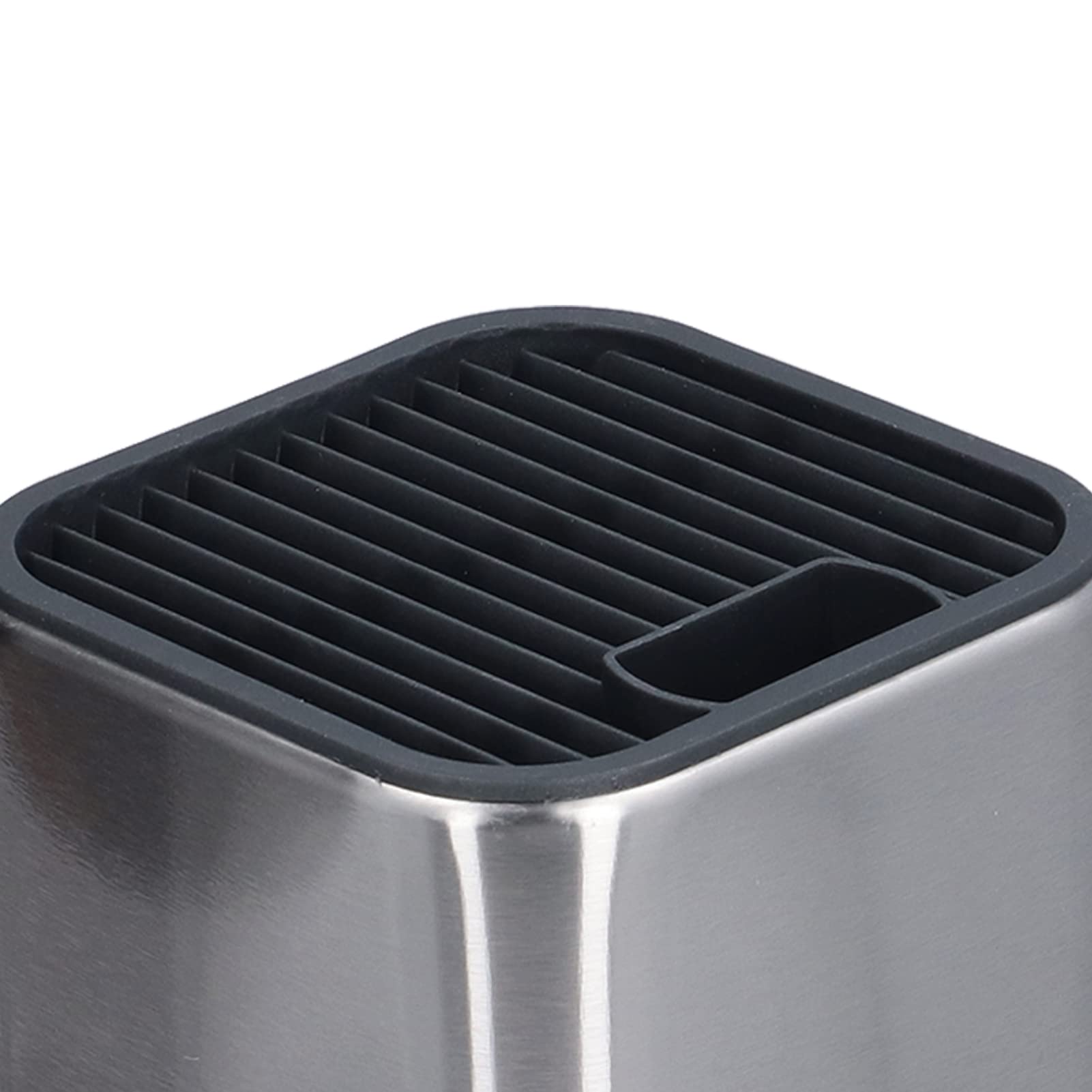 Bloque de cuchillos, porta cuchillos de acero inoxidable Organizador universal de cuchillos de cocina para múltiples cuchillos de cocina y tijeras