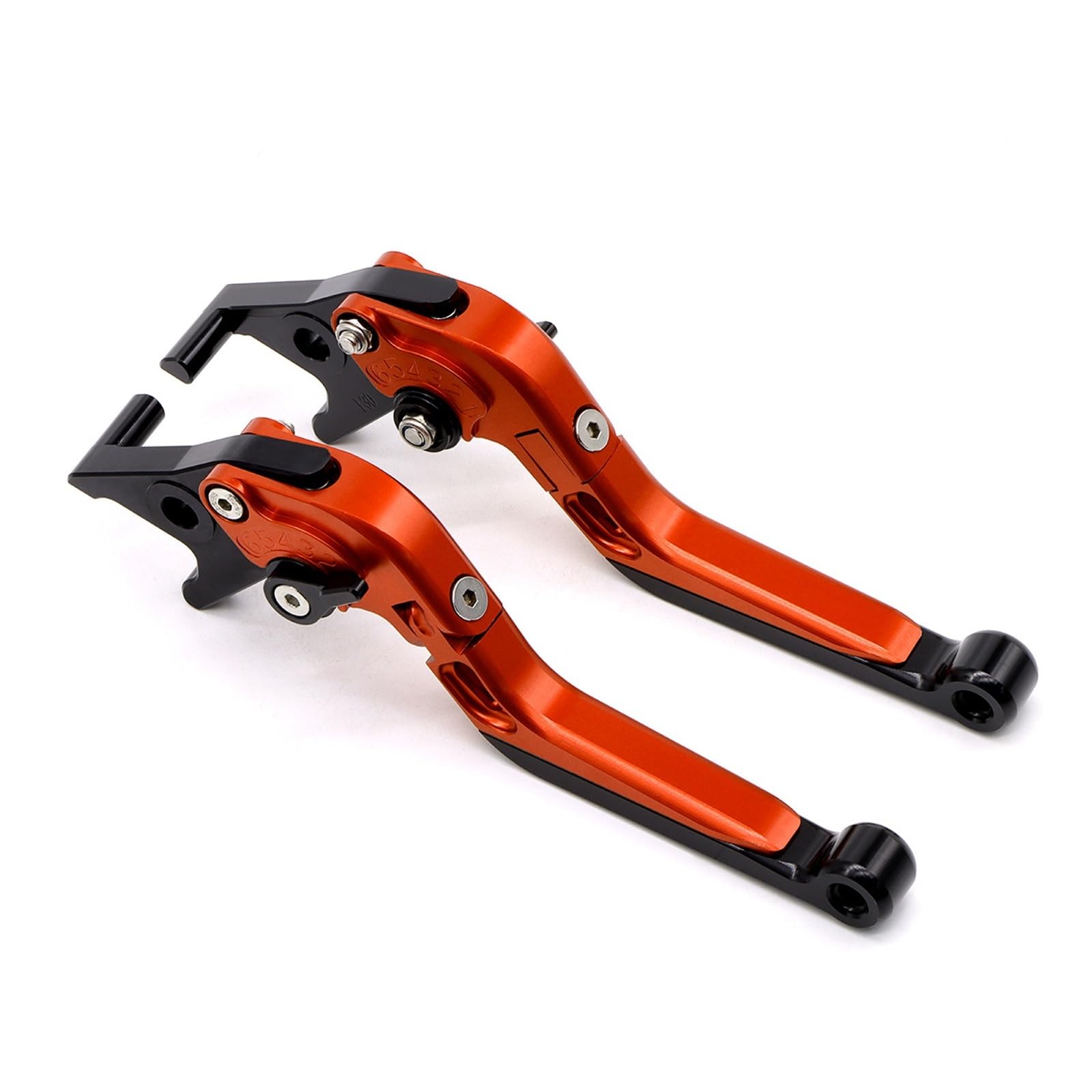 Ywqjiopm Or.or.bk.bk Motorcycle Brake Clutch Lever For Mt07 Mt09 Mt-07/Fz-07 Mt-09/Sr Fz-09 Mt-09 Brake Clutch Lever Adjustable Folding Handle Levers Motorcycle Accessories