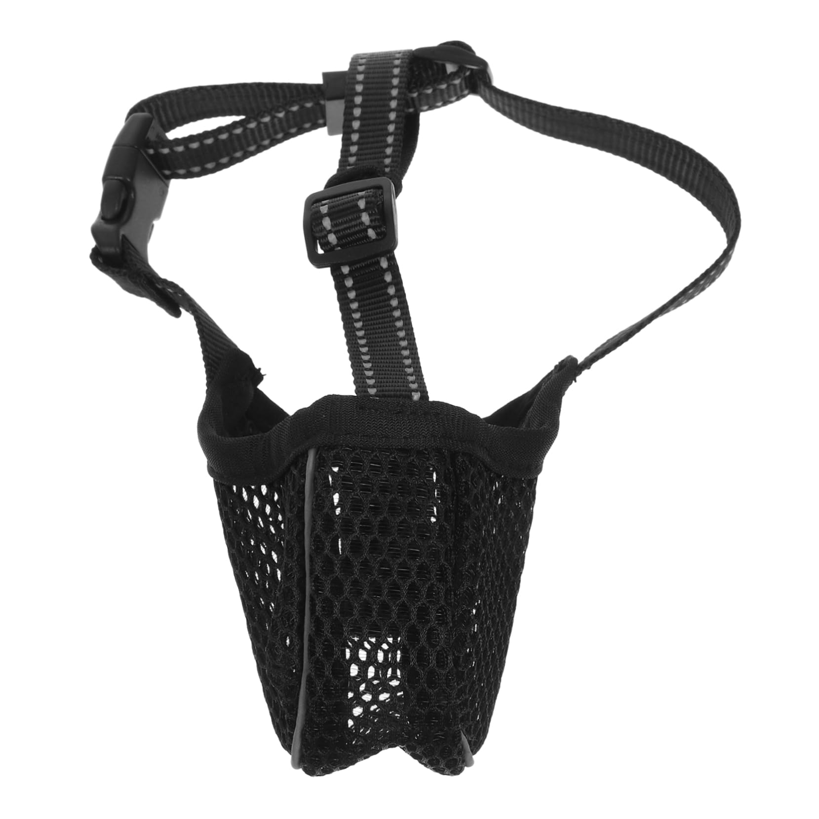 Toyvian Adjustable Dog Muzzle Soft Mesh Comfortable Large Dog Mask for Biting Prevention