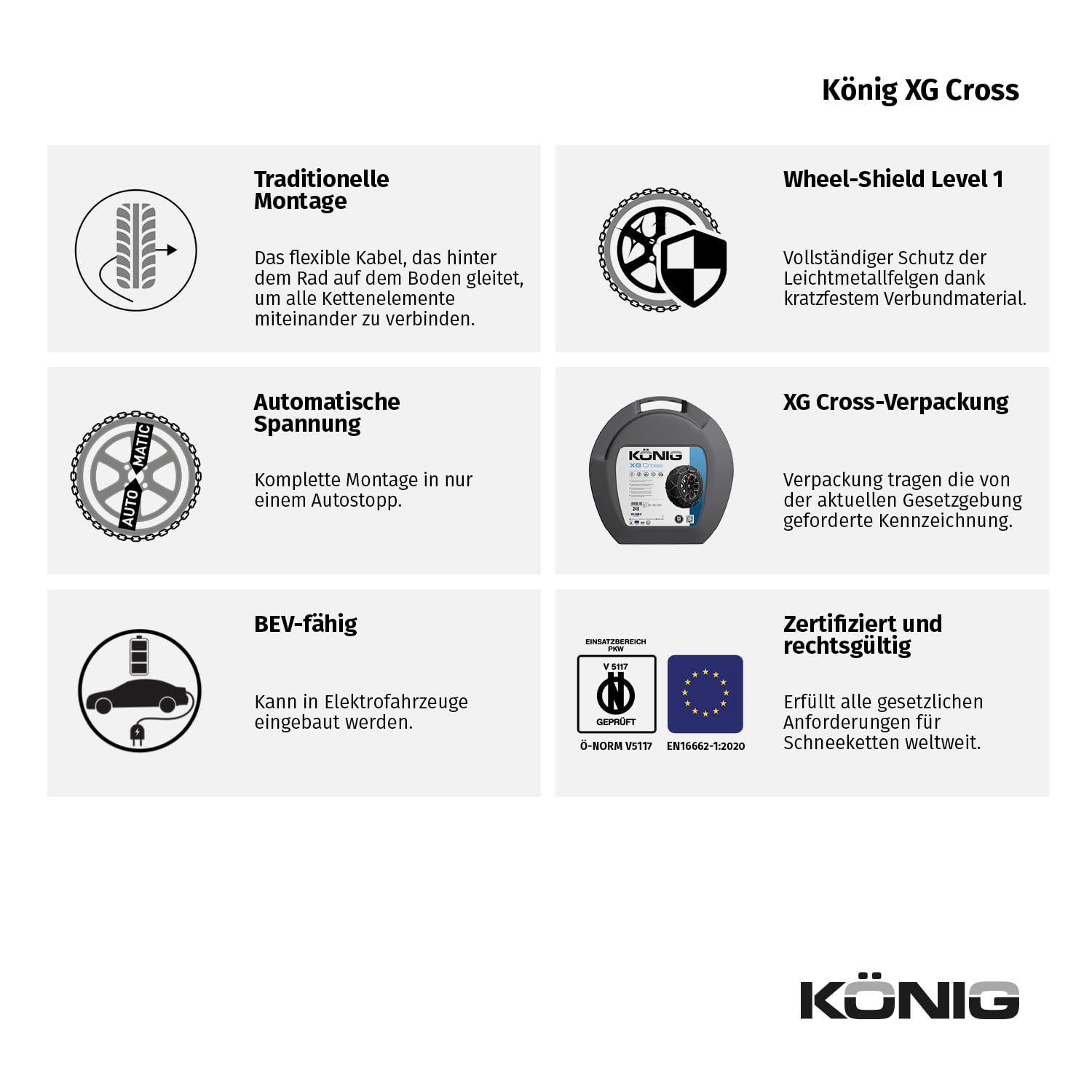 KÖNIG XG CROSS 248 - Schneeketten