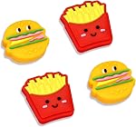 DLseego 4Pcs Bouchons de poignée pour commutateur Nintendo, Bouchons en silicone doux pour contrôleurs Bouton Joy Con Lite & OLED-Orange Violet