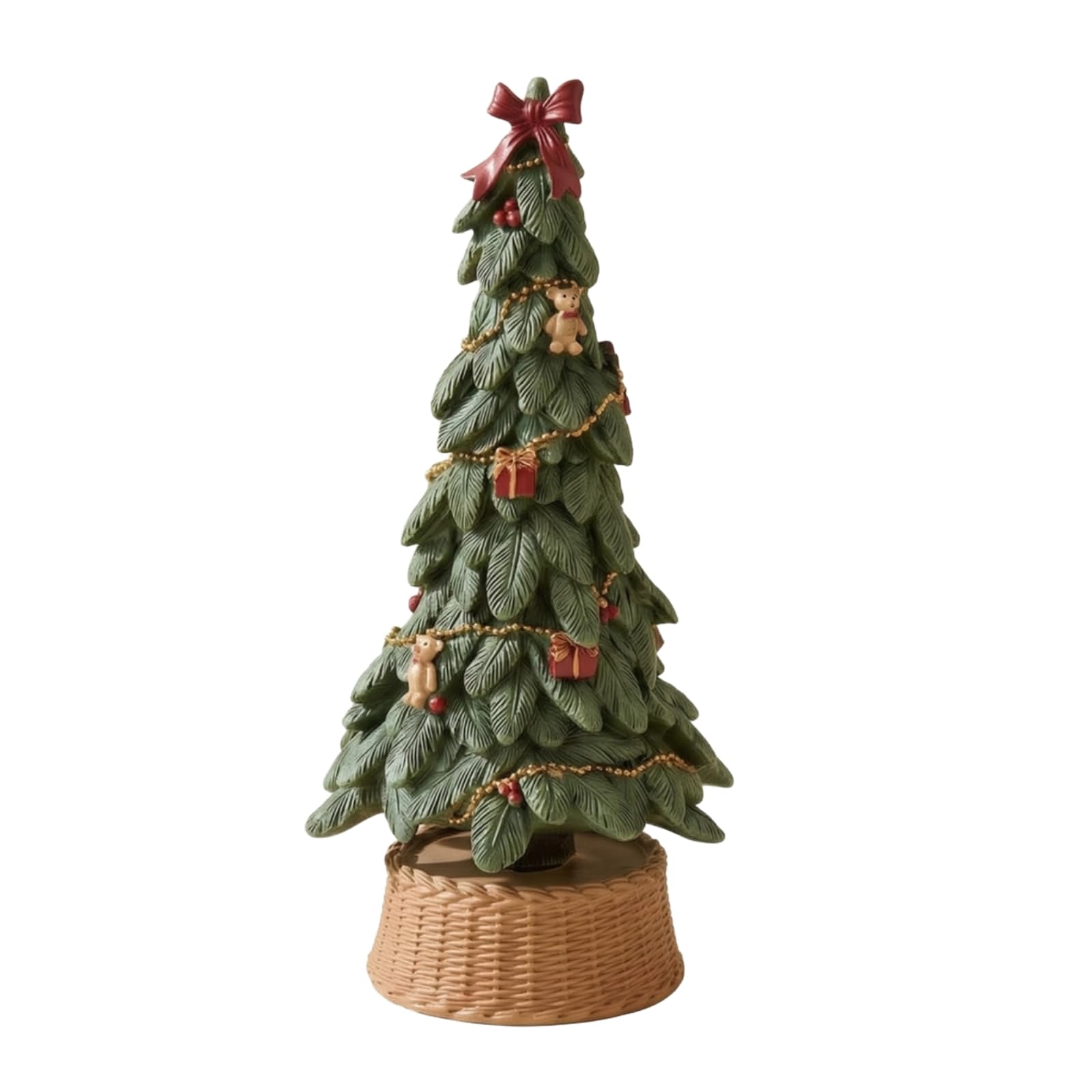 pin Noël Miniature Décoratif | Ornement pin Noël, Festif, Décoration, pr Cheminée, 25CM, Style B