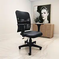Cadeira de Escritório Ergonômica NR17 Confortável Office Executiva Trabalho Giratória Secretaria Diretor Tela Mesh Preta
