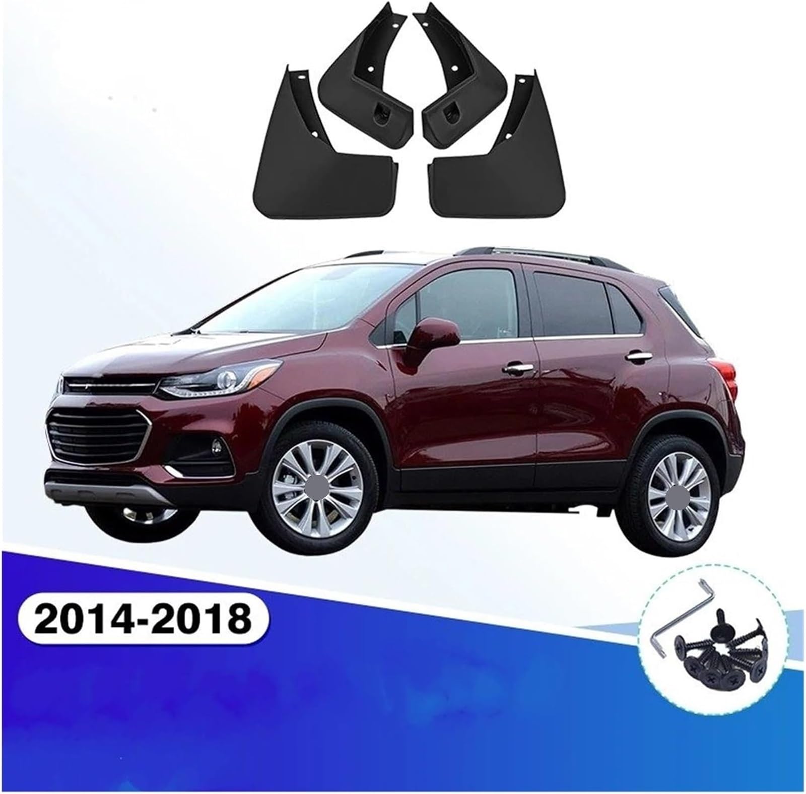 Paraspruzzi per auto Per Chevrolet Per Trax Per tracker Paraspruzzi per parafango