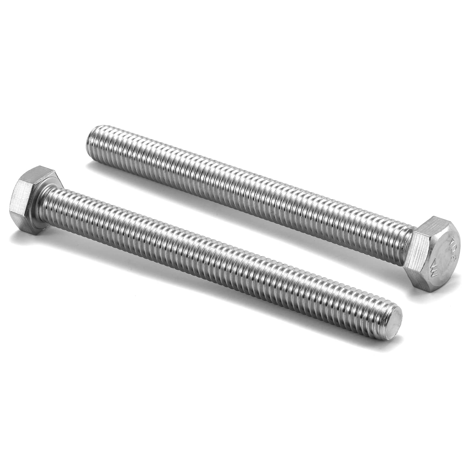 Stainless Steel Hex Bolts - 20 Pack -19