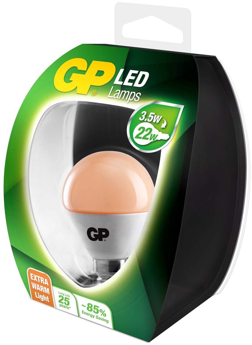 GP Lighting 071334-ldme1 3.5 W E14 A + Warm White LED Bulb – LED Bulbs (Warm White, Orange, A +, 100 – 240, 7.8 cm, 45 mm)