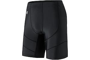 HUGE SPORTS Men's Rash Guard Swim Shorts: Performance swimwear for the ultimate underwater experience