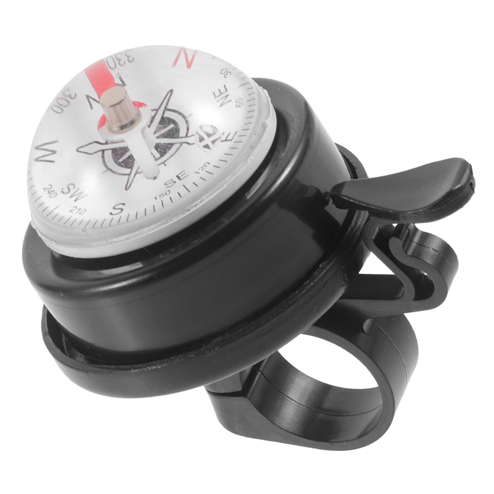 BIUDECO Bicycle Bell Compass Multi-Function Cycling Bell Compass Practical Bike Horn for Outdoor Riding Bike Compass Bell