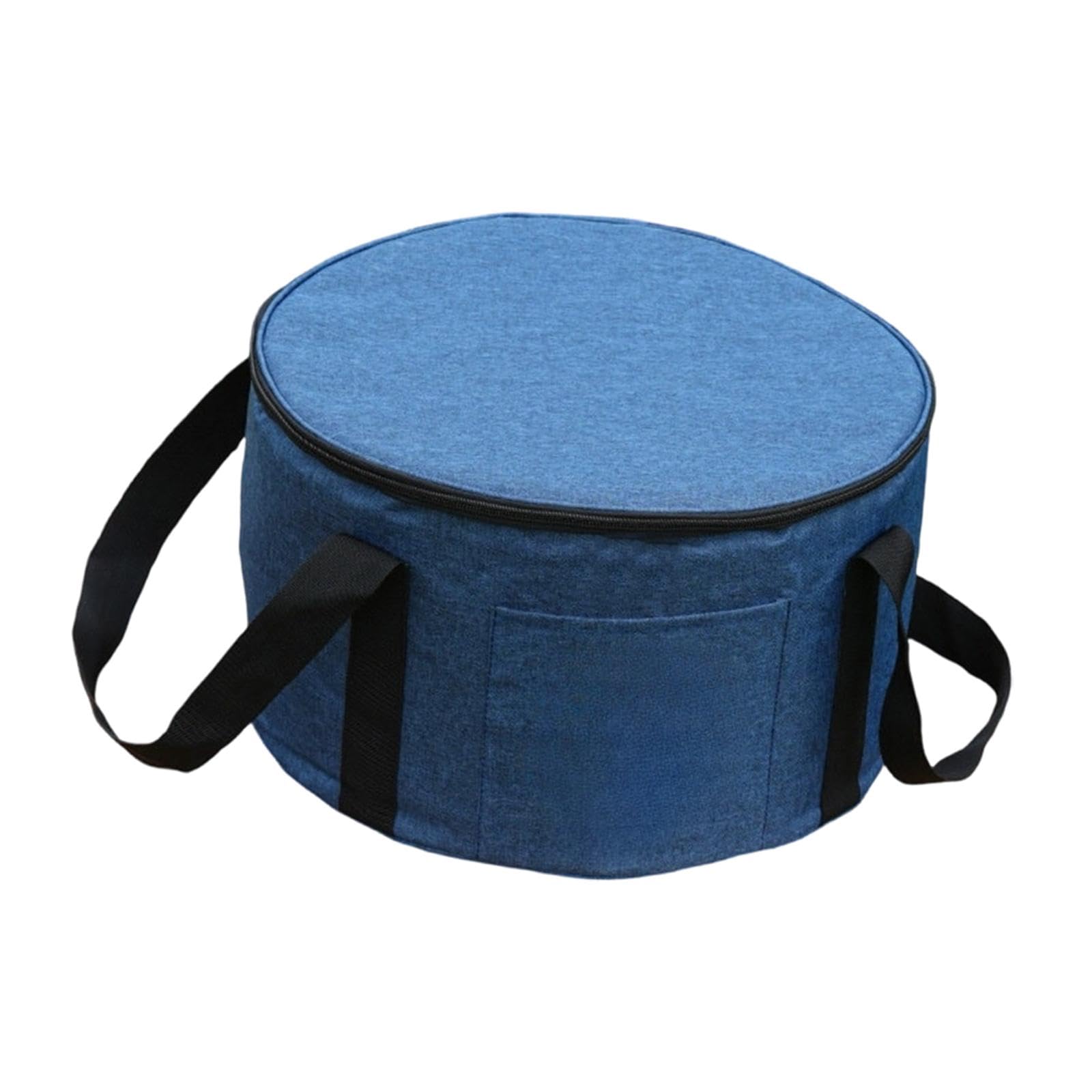 Snare Drum Stoßfester Polsterung Robuster Oxford Stoff Wasserabweisendem Reißverschluss Gepolsterter Tragetasche Und Zubehörhalter für Musiker, 35cmx35cm