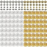 Tbestmax 200 Pcs Hair Beads Dreadlocks, 80 Pcs Mini African Beard Beads, Hair Jewelry for Women Braiding, Hair Rings Clips Accessories, Metal Cuffs Decoration