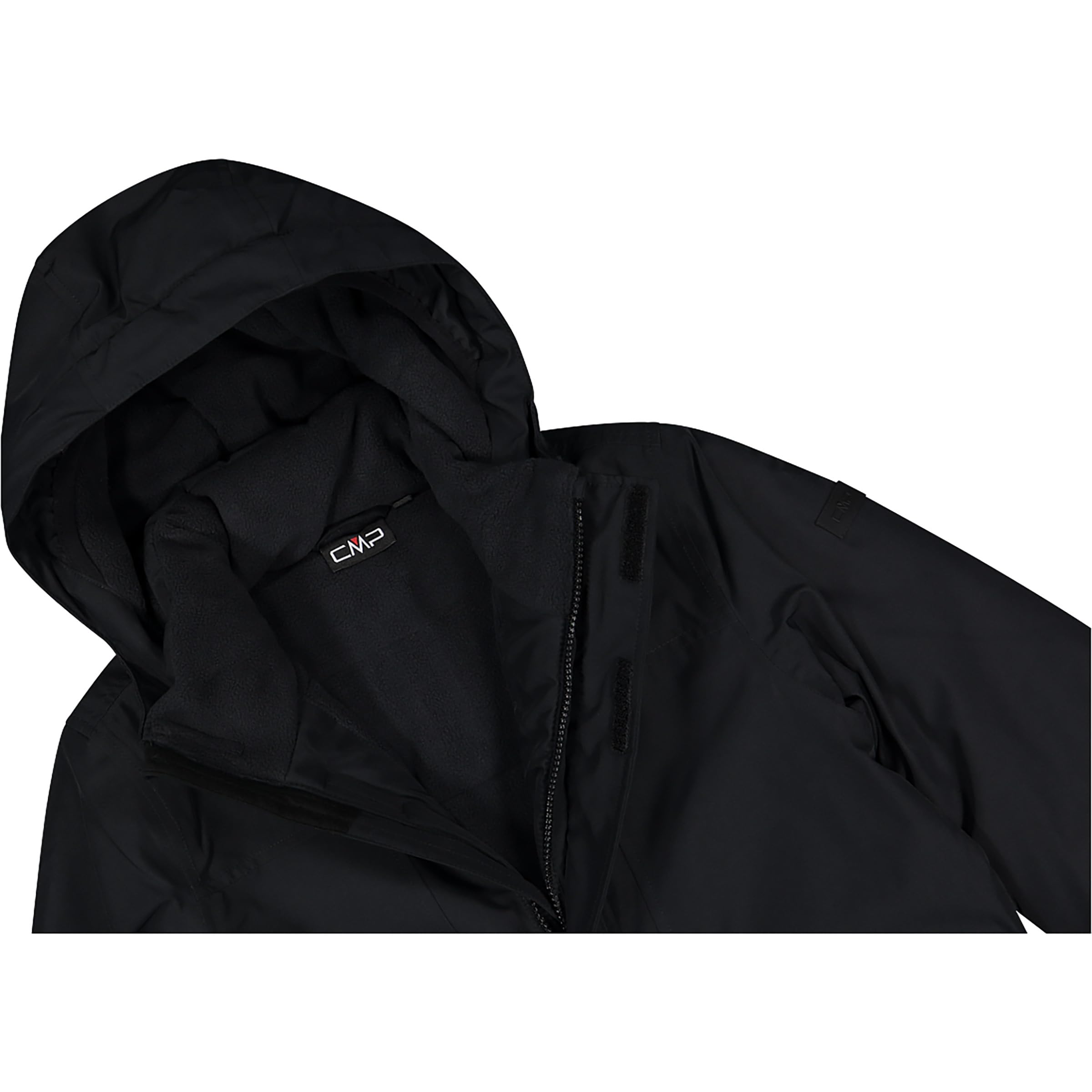 CMP Giacca Lunga Da Bambino Con Cappuccio Fisso Giacca lunga da bambino con cappuccio fisso Unisex - Bambini e ragazzi