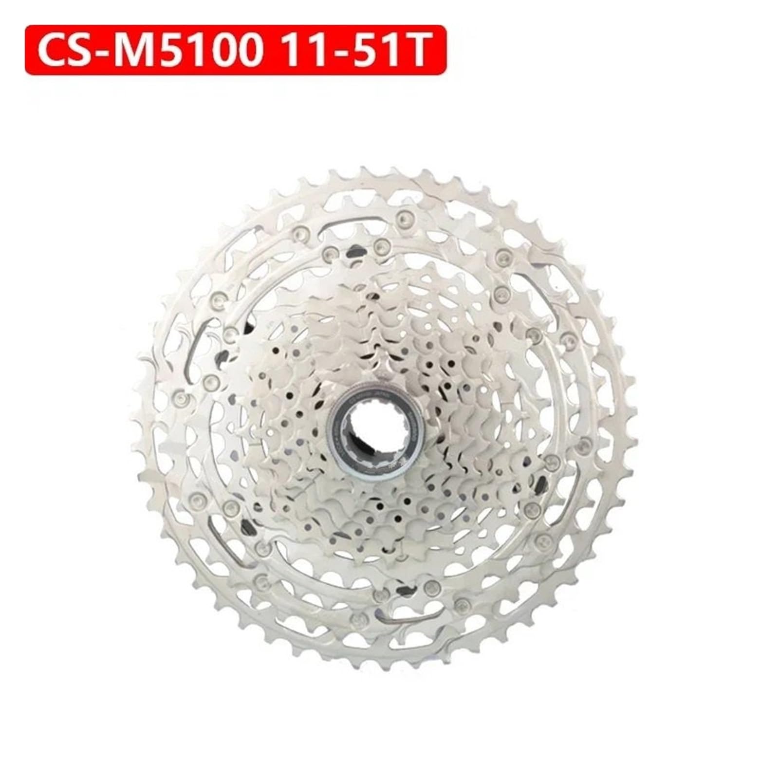 Compatible con Cassette Shimano DEORE 11s M5100, Volante De Inercia CS-M5100-11 K7 11-42T/11-51T, Accesorios para Bicicleta Montaña Sprocket Cassettes y piñones