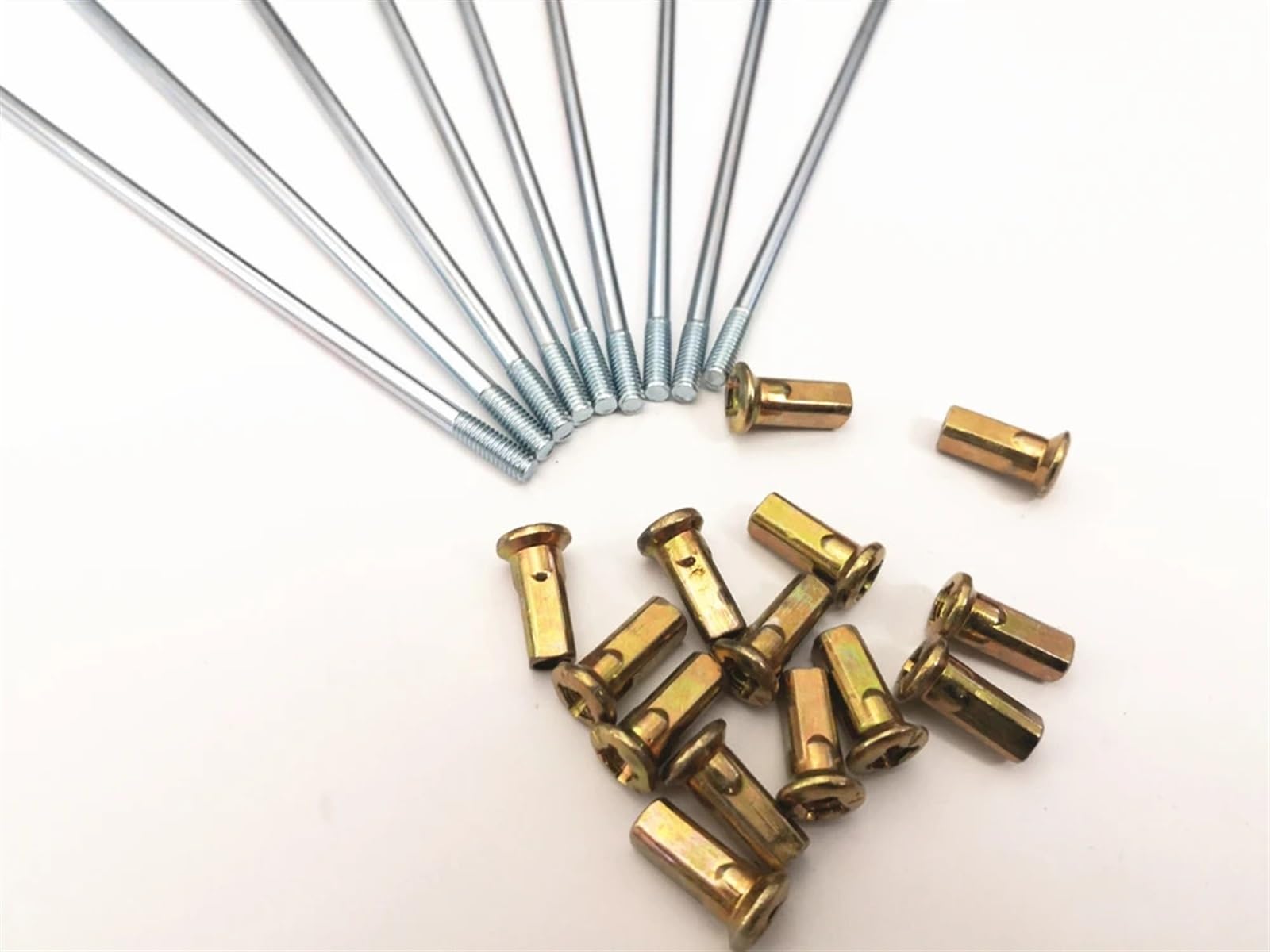 Lot De 36 Rayons 8G 9K Pour Vélo électrique – Diamètre 3,2/3,5/4,0 Mm, Longueur 125-235 Mm – Acier #45, Résistants Et Durables