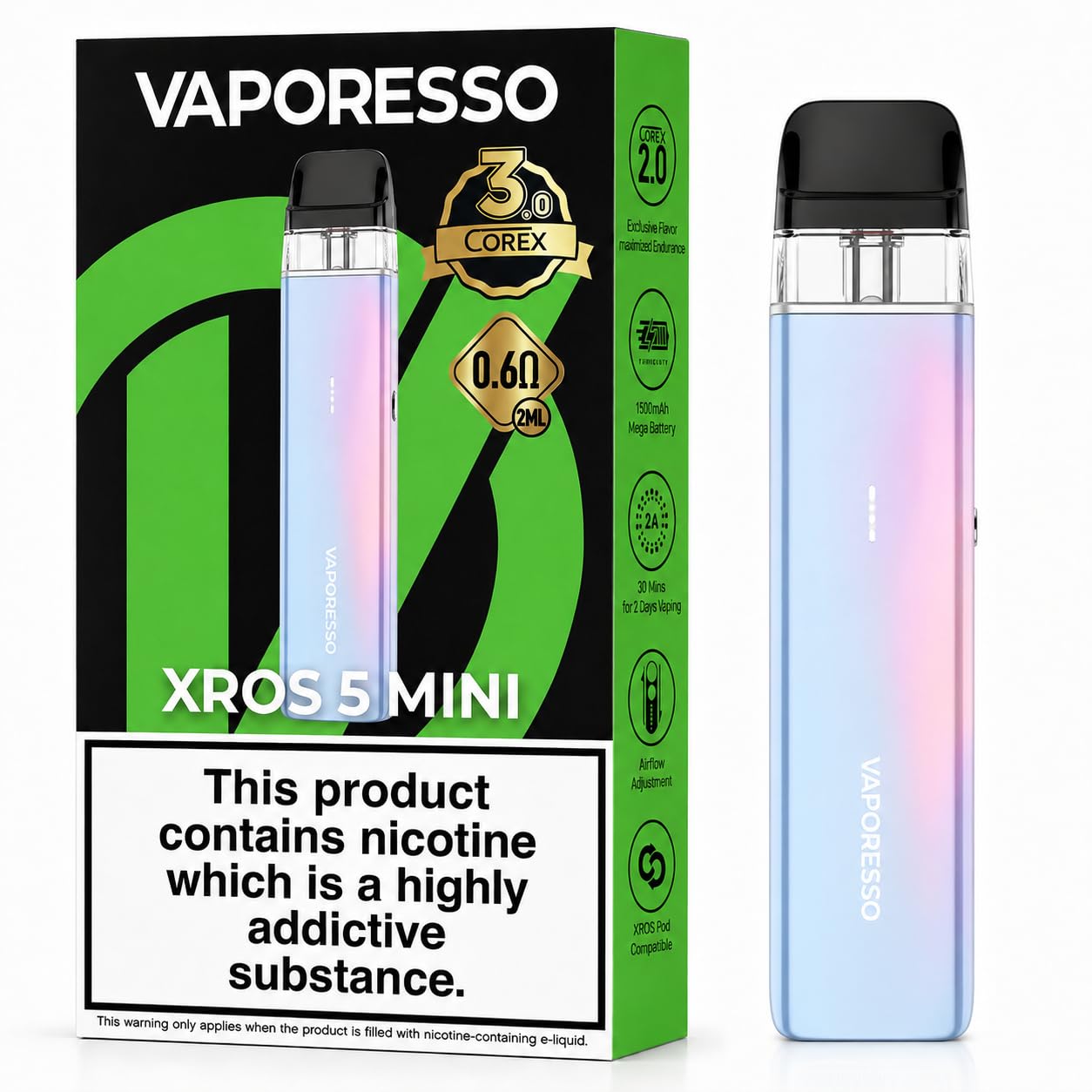 VAPORESSO XROS 5 Mini Pod Kit [Pastel Crystal]