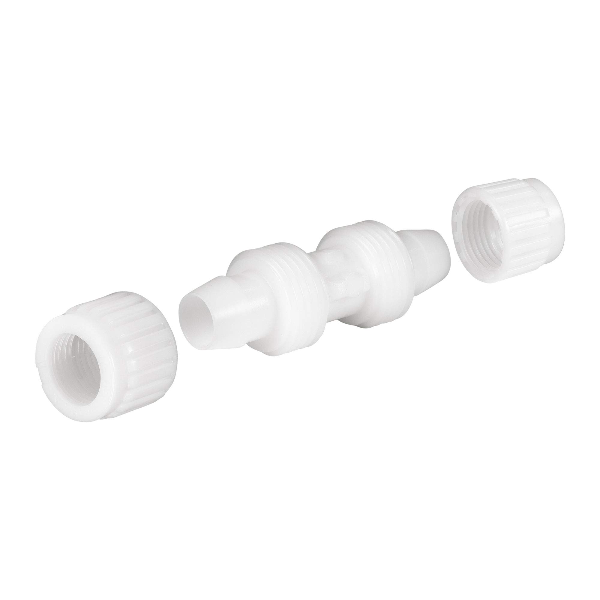 RecPro RV Plumbing Hardware | 06840 | Acoplador de compresión a compresión de 0.5 pulgadas | Accesorios de tubería Pex (5 accesorios)