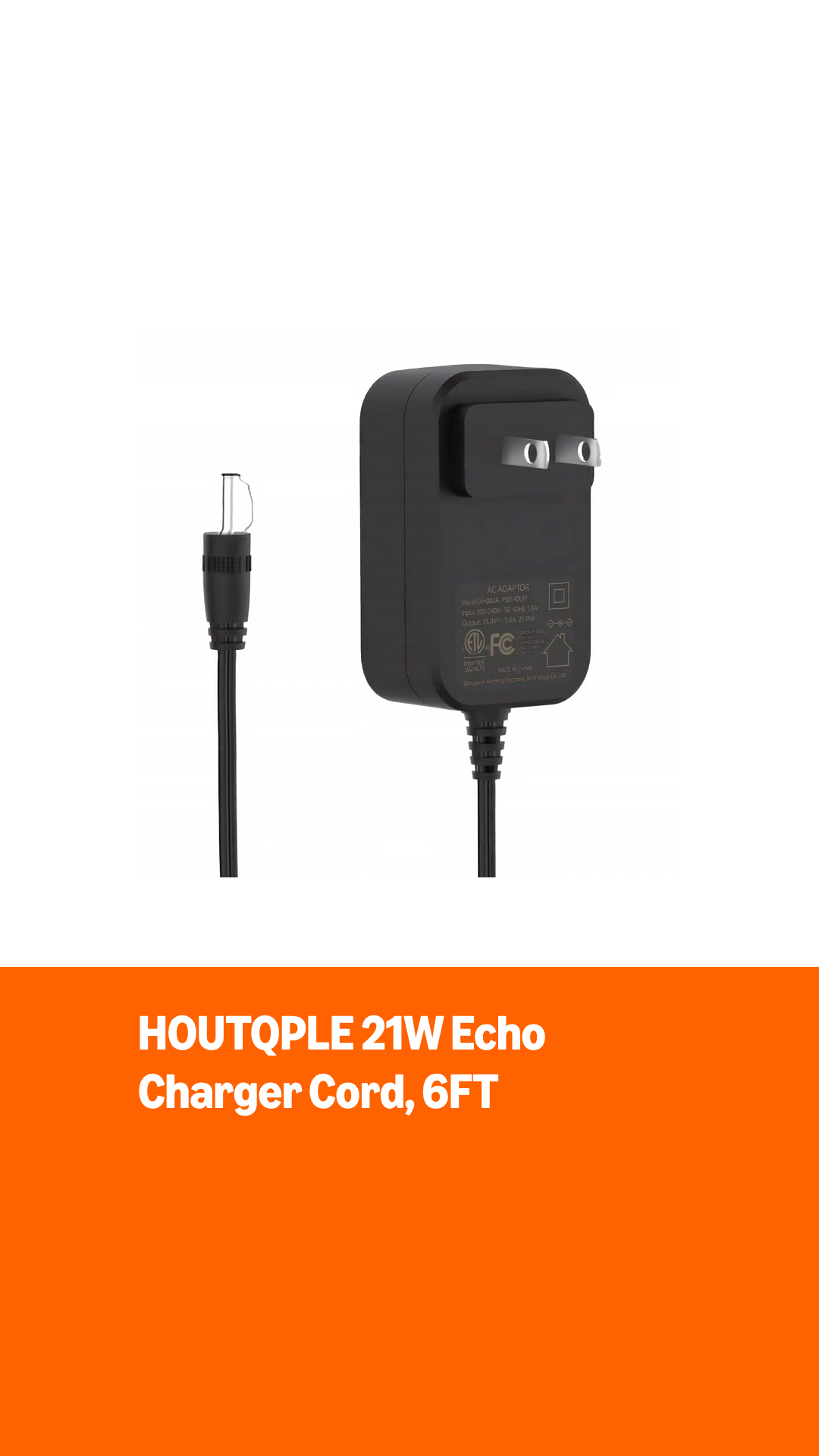 Amazon.com: HOUTQPLE 21W Charger Power Cord Compatible with Echo