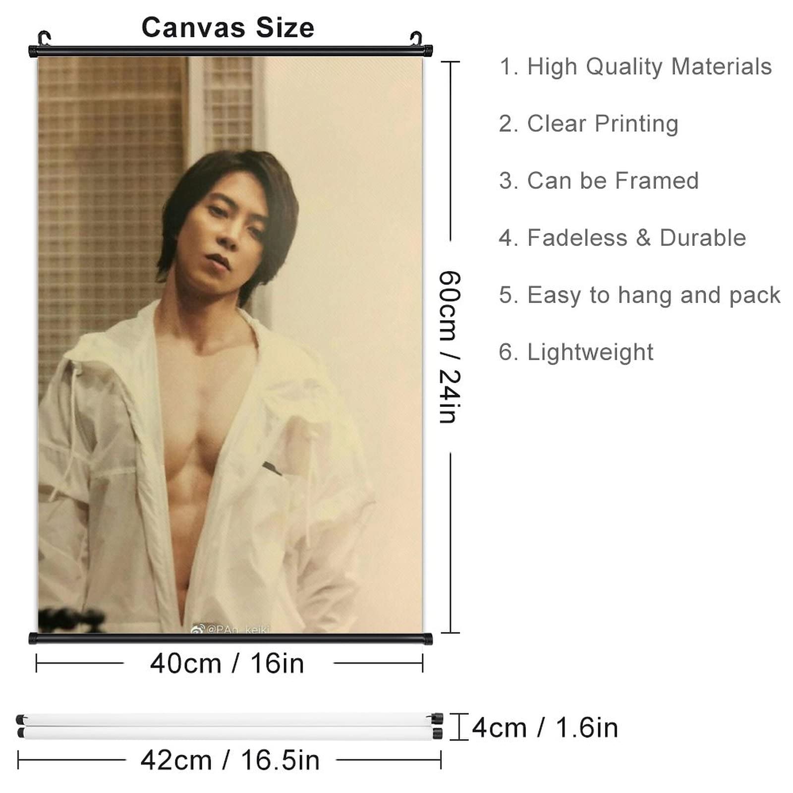 Amazon.co.jp: 山下智久 ぶら下げ写真 ポスター ホームデコレーション