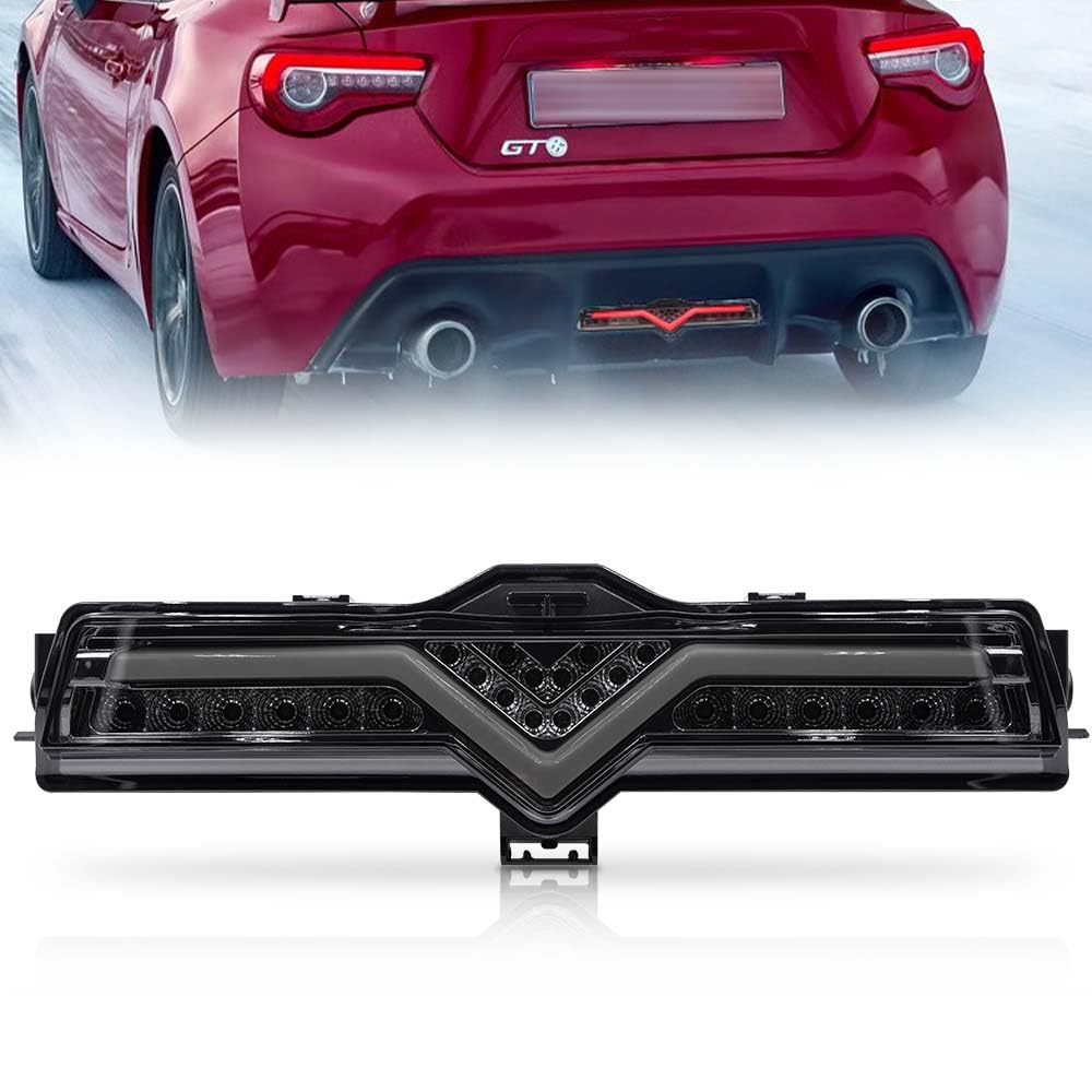 Amazon.com: Red LED Rear Brake Fog Light White LED Backup