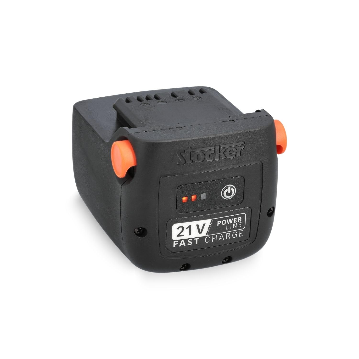 STOCKER - Batteria Fast Charge 21 V 2,6 Ah 56 Wh Li-Ion, Compatibile con Utensili Linea 21 V, Ricarica Rapida garantita con il caricatore adatto, Protezione Integrata