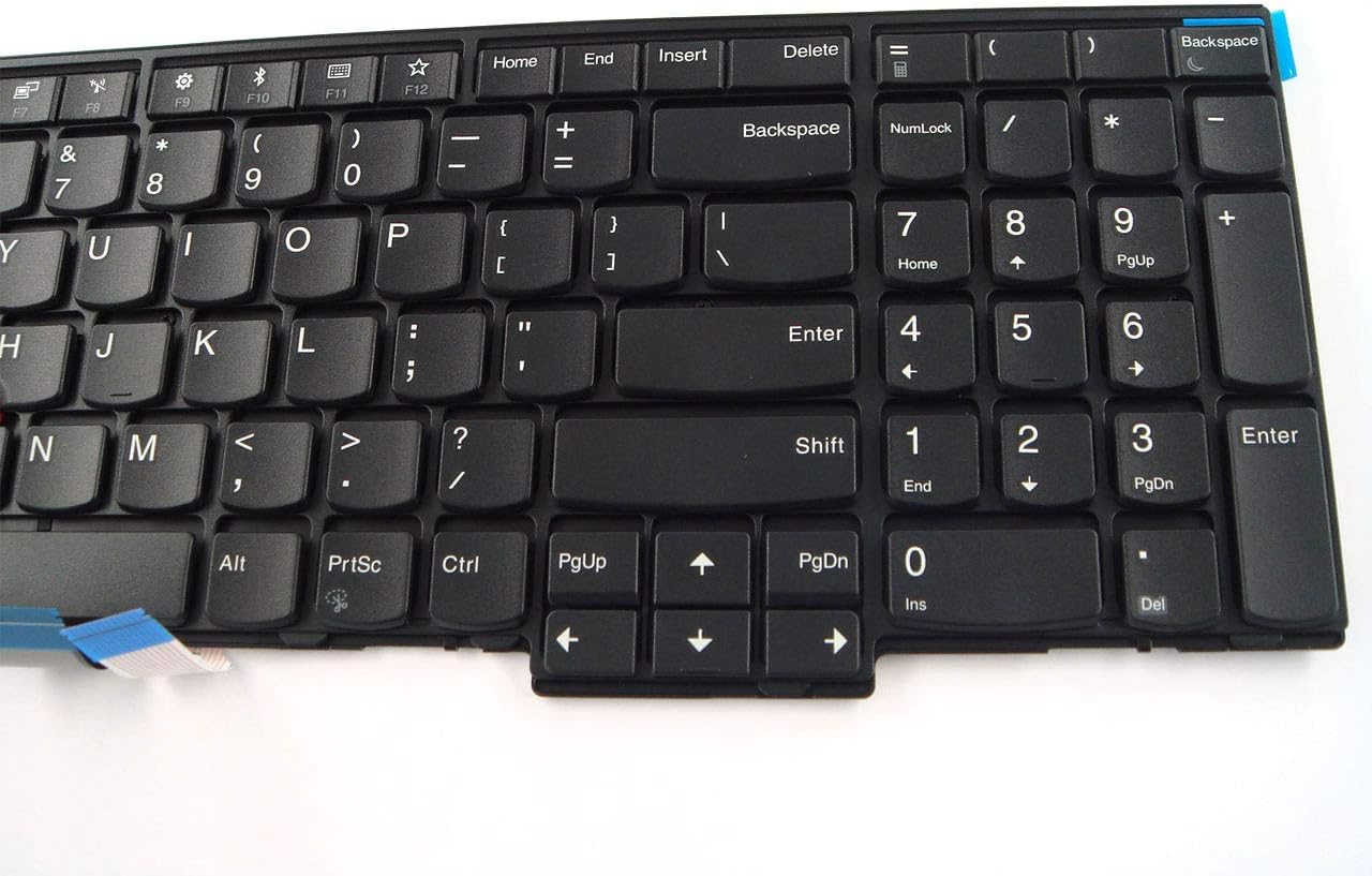 Replacemet Parts for Lenovo ThinkPad L570 15.6 inch US Keyboard Without Backlit 01AX651 01AX610