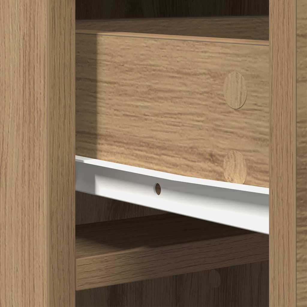 vidaXL Alacena Roble Artisan 40 x 41 x 135 cm Madera de ingeniería | Mucho espacio para tus cosas, Un look moderno que se adapta a cualquier decoración, Hecho de madera elaborada para que dure