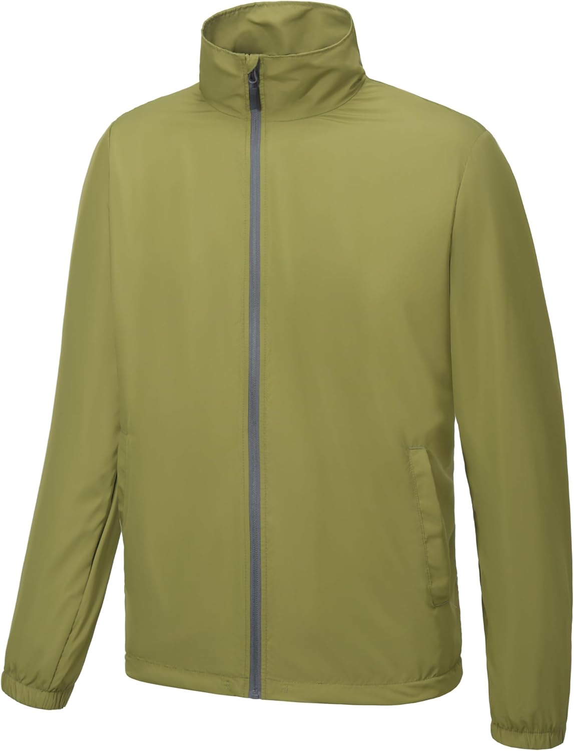 Little Donkey Andy Men’s Lightweight Breathable Windbreaker Golf Jacket UPF50+ Windproof Outdoor Running Coat