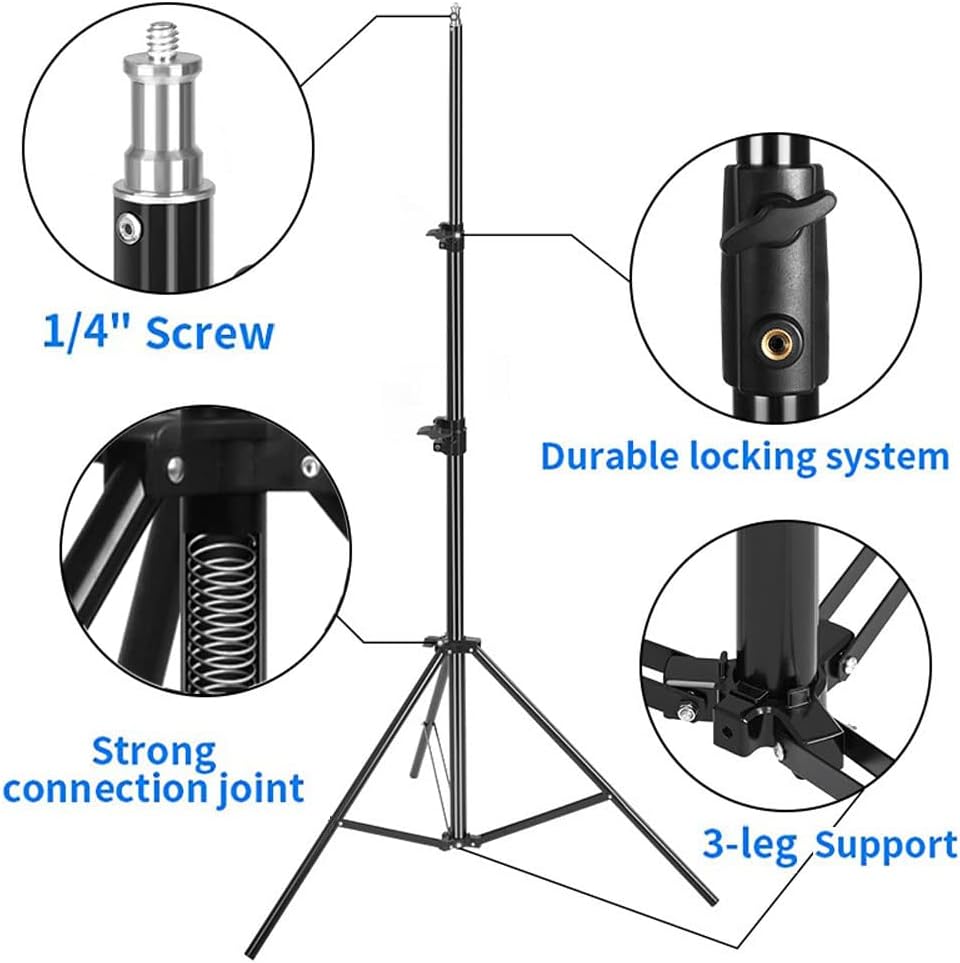 Special Spring Cushioned Light Stand Heavy Duty Light Stand Photography Stand 8.5ft/2.6m Photography Lighting Tripod Stand Aluminum Alloy Flashes Stand Ring Light Tripod Stand for Studio, Softbox, Reflector Cheap Spring Cushioned Light Stand Heavy Duty Light Stand Photography Stand 8.5ft/2.6m Photography Lighting Tripod Stand Aluminum Alloy Flashes Stand Ring Light Tripod Stand for Studio, Softbox, Reflector