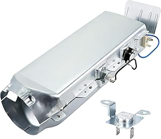 Replace Samsung Dryer Heating Element DC97-14486A with DC96-00887A Dryer Thermal Fuse -1 year warranty- Replace DC97-08891A DC97-14486D PS24322651795935 AP4342351