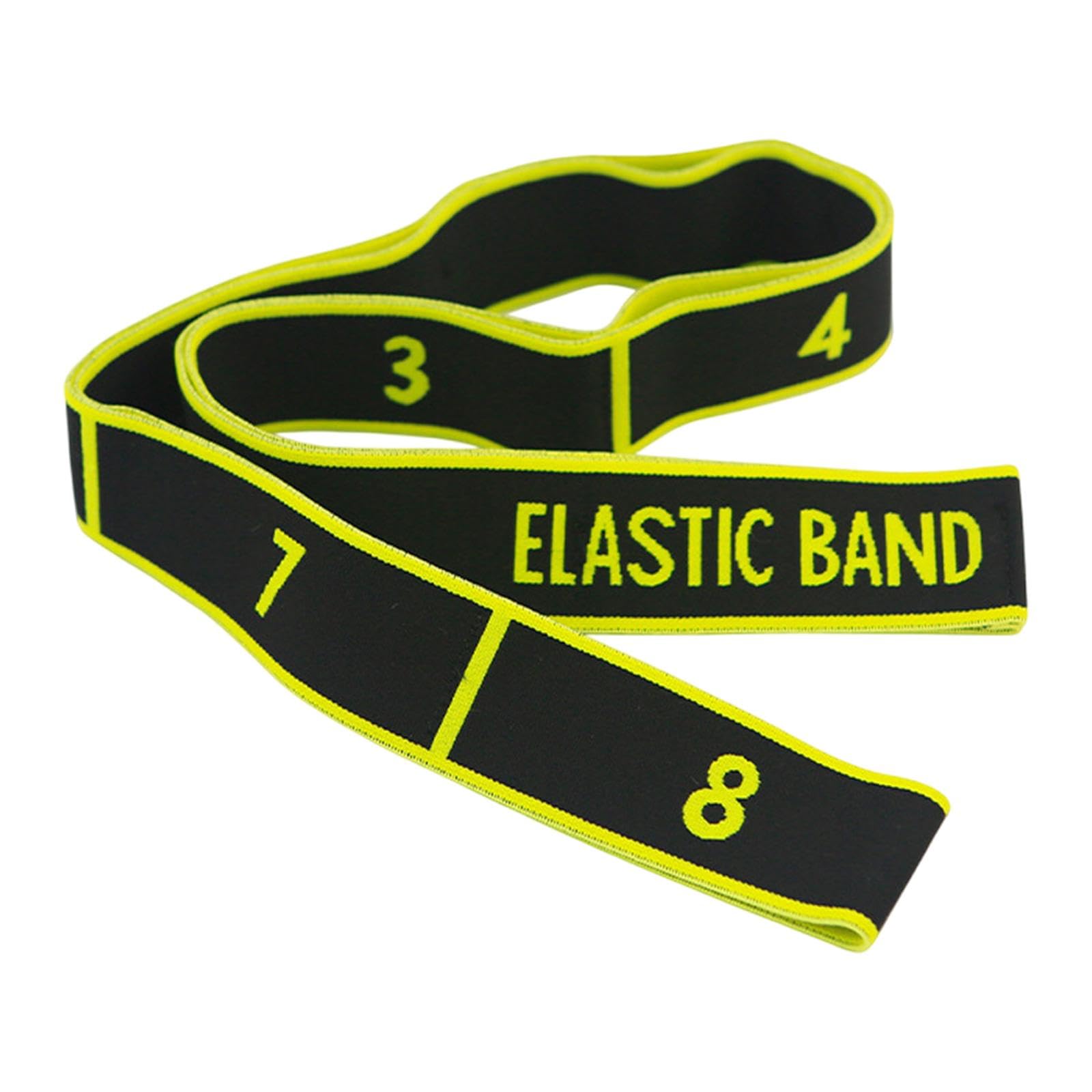 MERISHOPP® Yoga Stretch Strap Portable Yoga Resistance Band for Stretching Home Pilates Yellow|Sporting Goods | Fitness, Running & Yoga | Yoga & Pilates | Yoga Straps-image-44