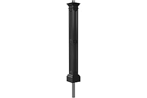 5836-BK Mayne "Liberty" Outdoor Lamp Post Lifetime Warranty & Easy Set-up