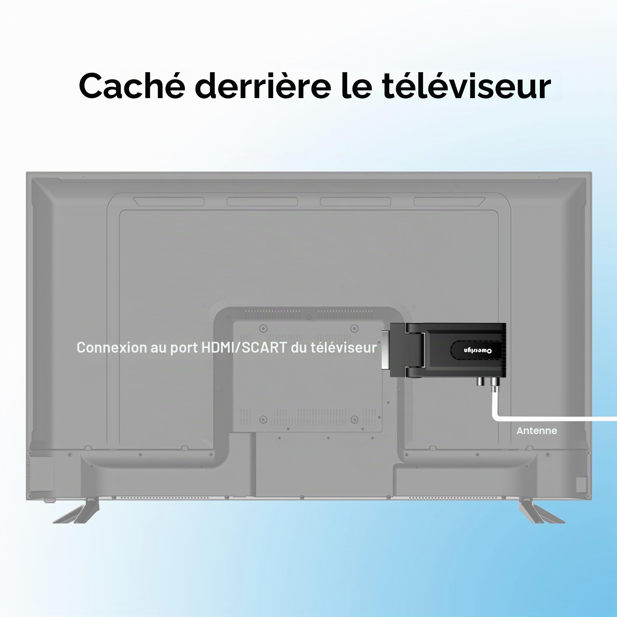 Décodeur Numérique Terrestre 2024 DVB-T2 HD 1080P H265 HEVC Main 10 Bits HDMI CEC TV Stick Support Sortie HDMI/Péritel Enregistreur USB Multimédia PVR [Télécommande 2 en 1]